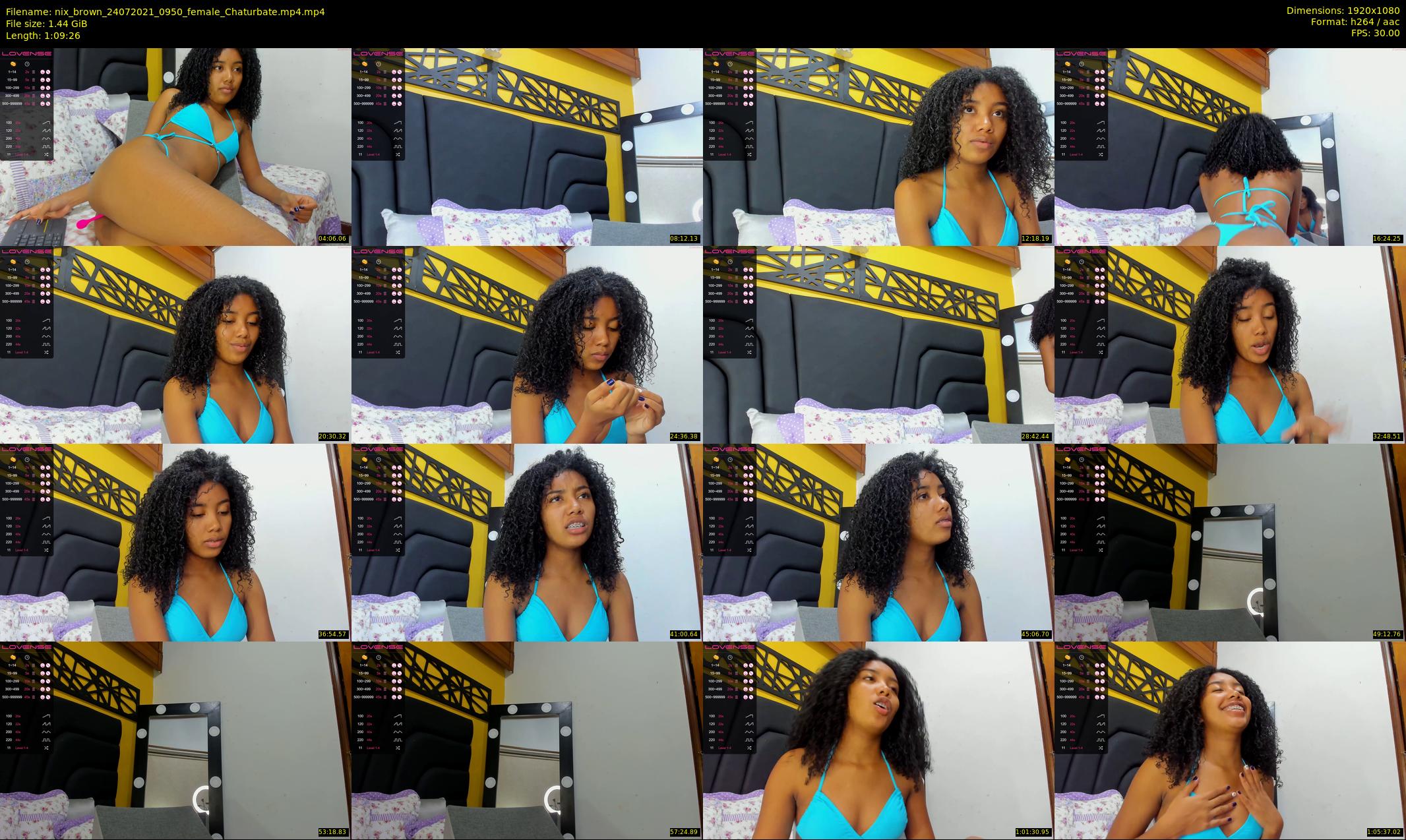 nix_brown — 70 minute Chaturbate female cam show recording, 1080p, Jul 24, 2021
