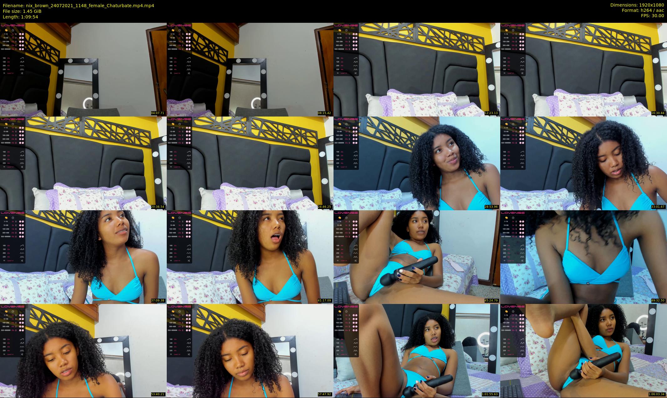 nix_brown — 70 minute Chaturbate female cam show recording, 1080p, Jul 24, 2021