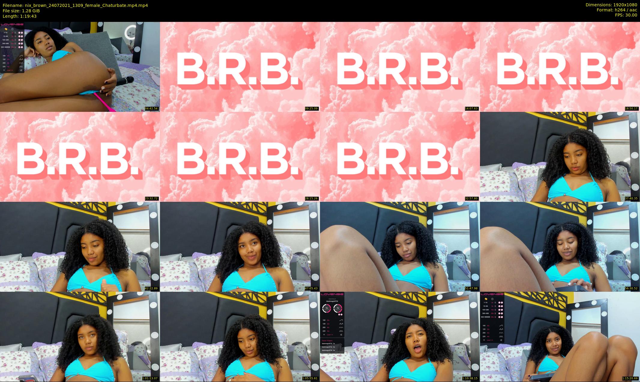 nix_brown — 80 minute Chaturbate female cam show recording, 1080p, Jul 24, 2021