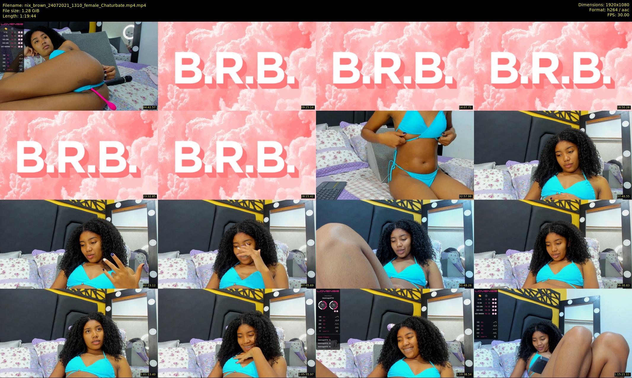 nix_brown — 80 minute Chaturbate female cam show recording, 1080p, Jul 24, 2021