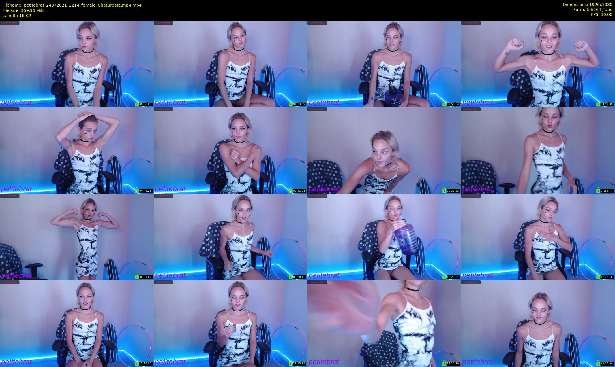 petitebrat — 17 minute Chaturbate female cam show recording, 1080p, Jul 24, 2021