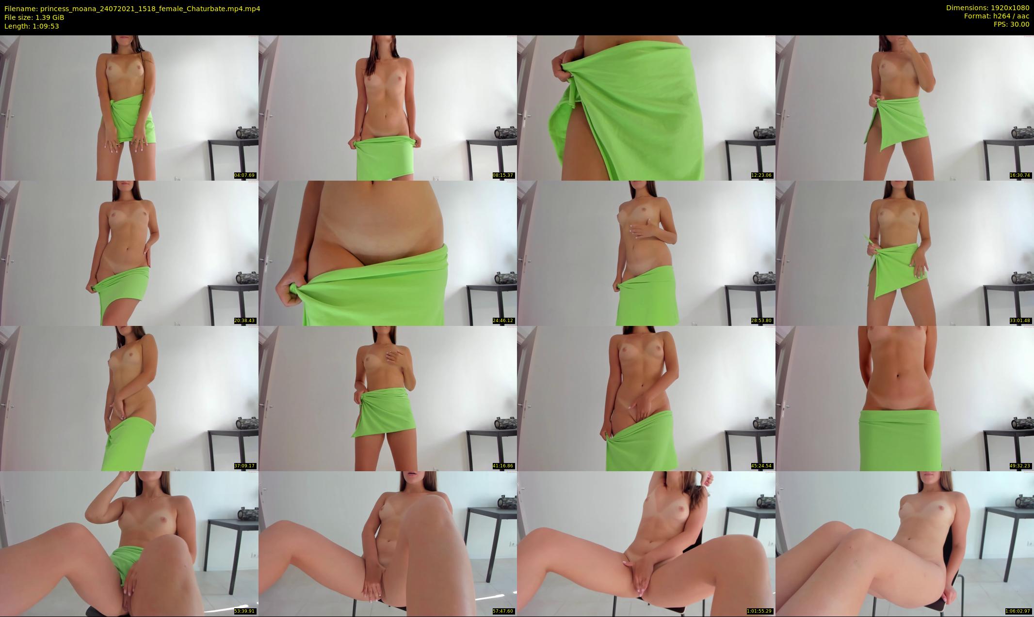 princess_moana — 70 minute Chaturbate female cam show recording, 1080p, Jul 24, 2021