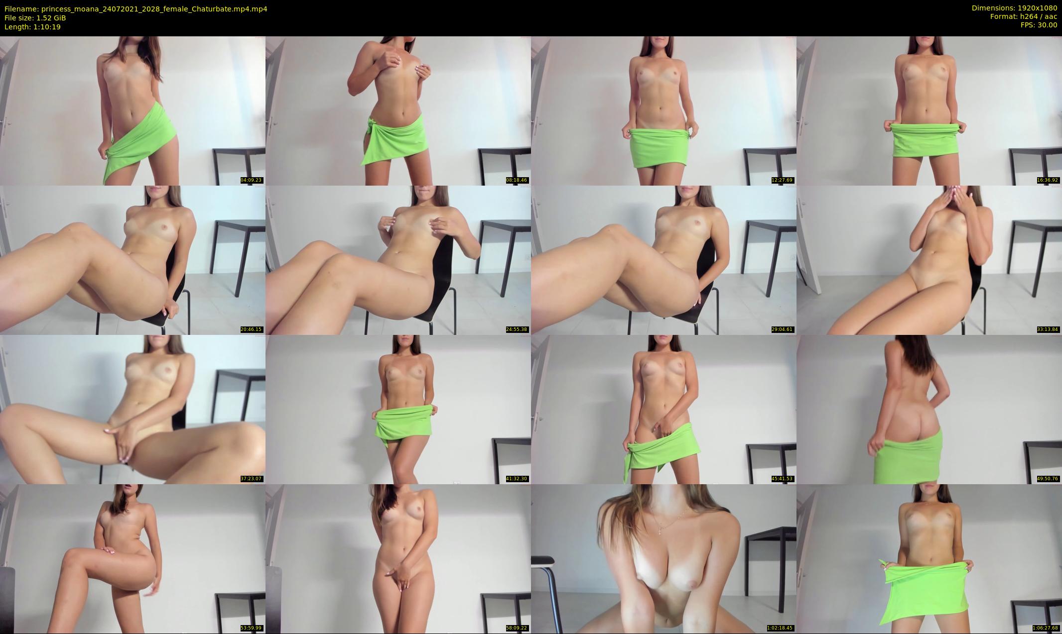 princess_moana — 71 minute Chaturbate female cam show recording, 1080p, Jul 24, 2021