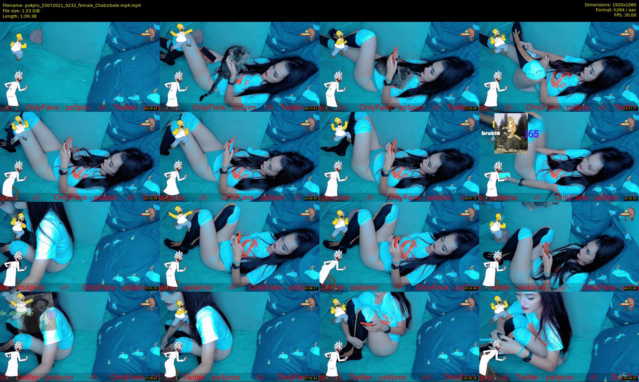 ps4pro — 70 minute Chaturbate female cam show recording, 1080p, Jul 25, 2021