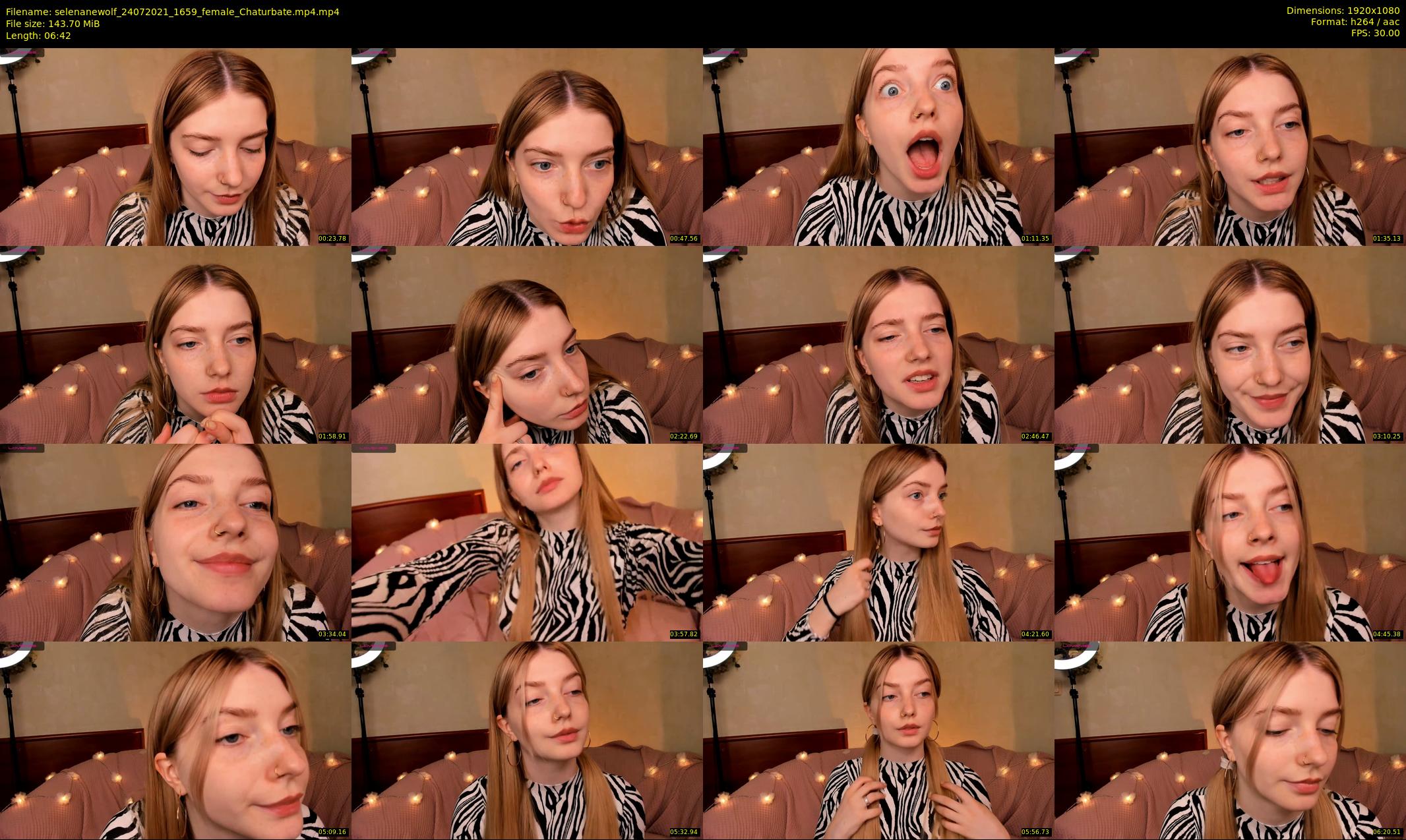 selenanewolf — 7 minute Chaturbate couple cam show recording, 1080p, Jul 24, 2021