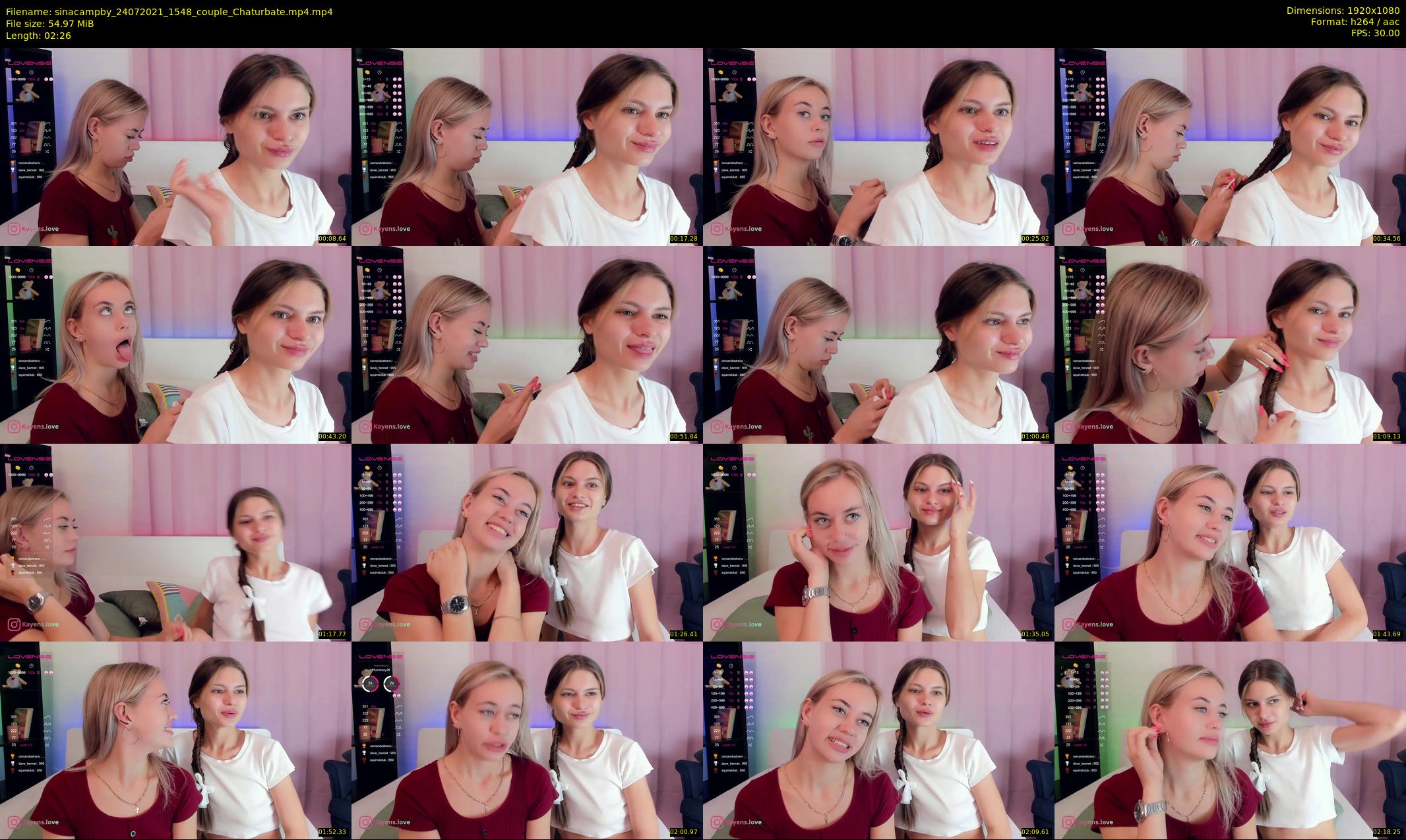 sinacampby — 3 minute Chaturbate couple cam show recording, 1080p, Jul 24, 2021