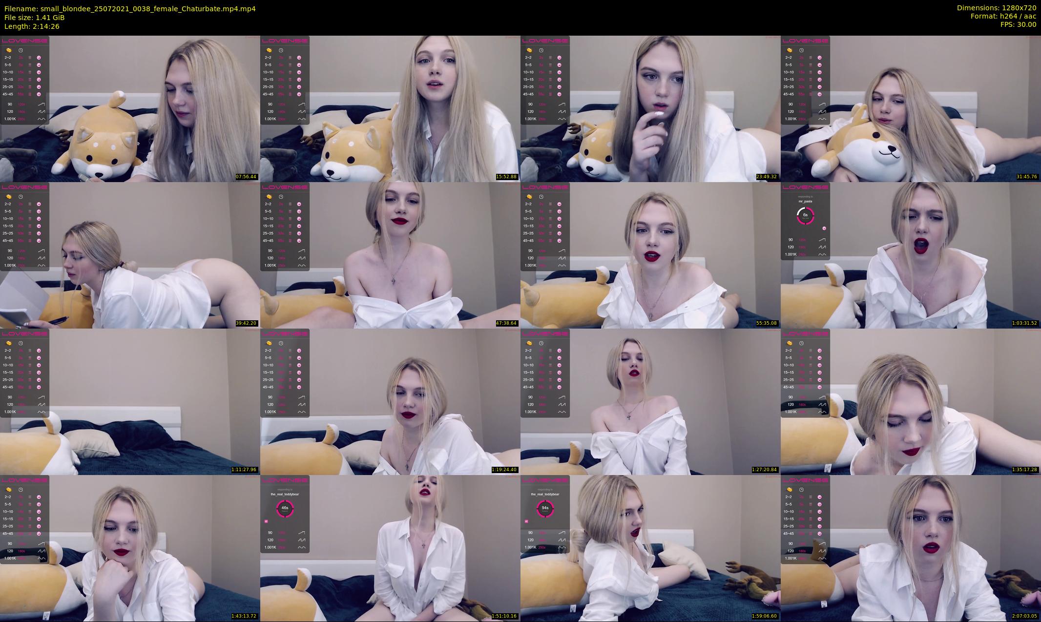 small_blondee — 135 minute Chaturbate female cam show recording, 720p, Jul 25, 2021