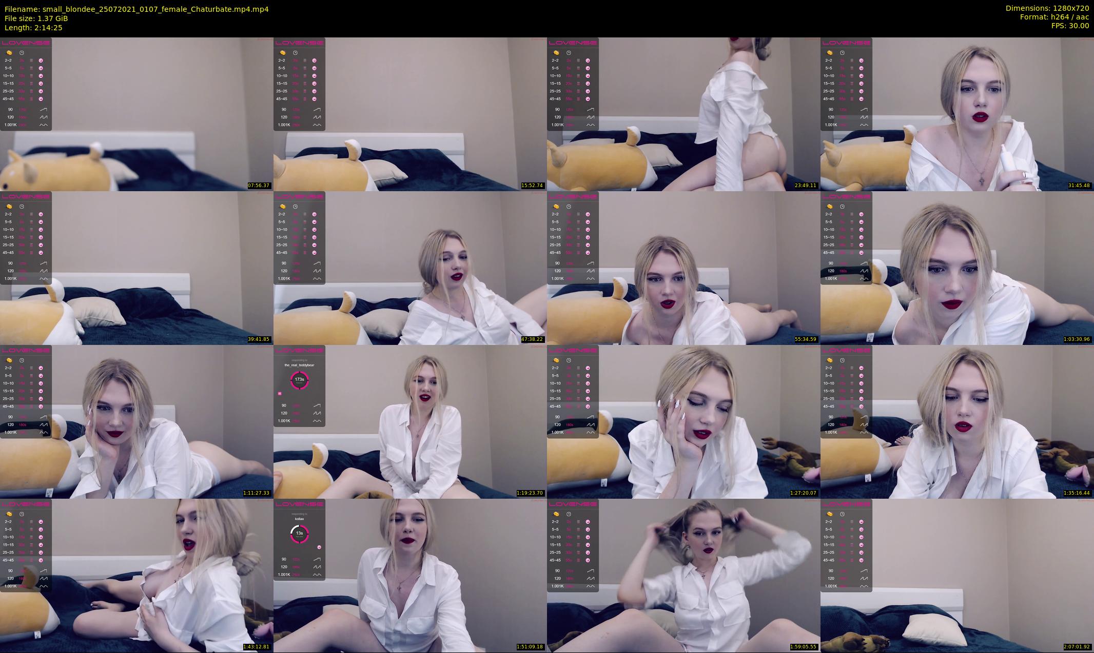 small_blondee — 135 minute Chaturbate female cam show recording, 720p, Jul 25, 2021