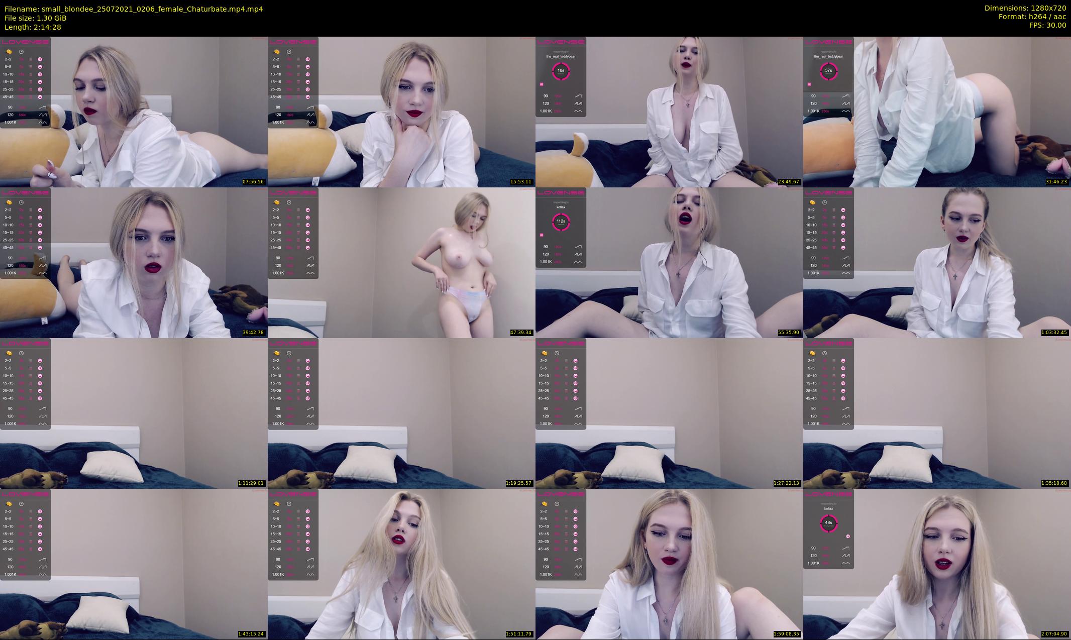 small_blondee — 135 minute Chaturbate female cam show recording, 720p, Jul 25, 2021