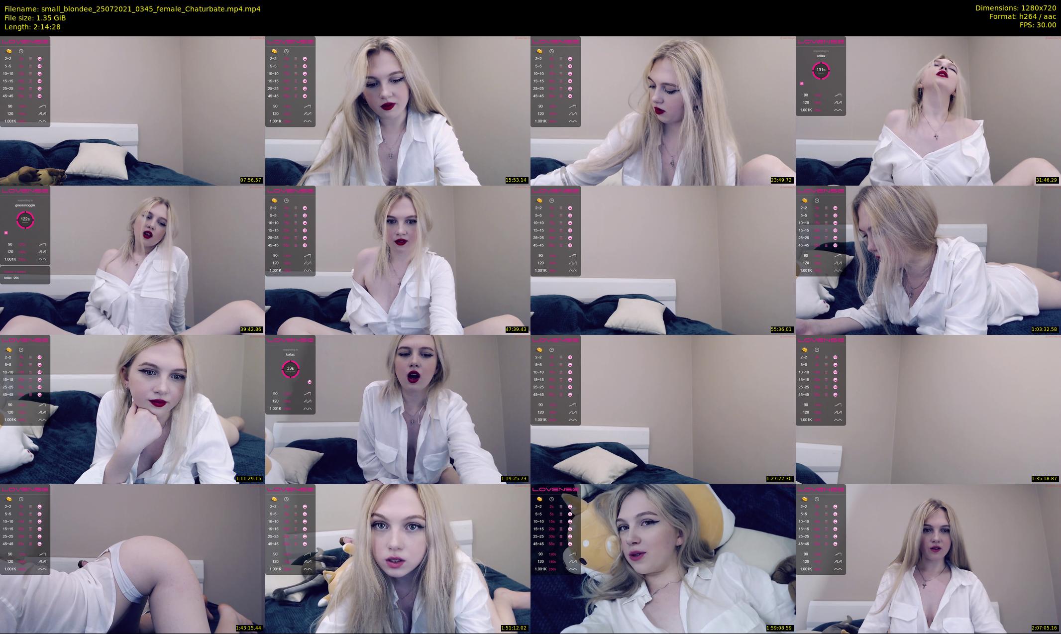 small_blondee — 135 minute Chaturbate female cam show recording, 720p, Jul 25, 2021