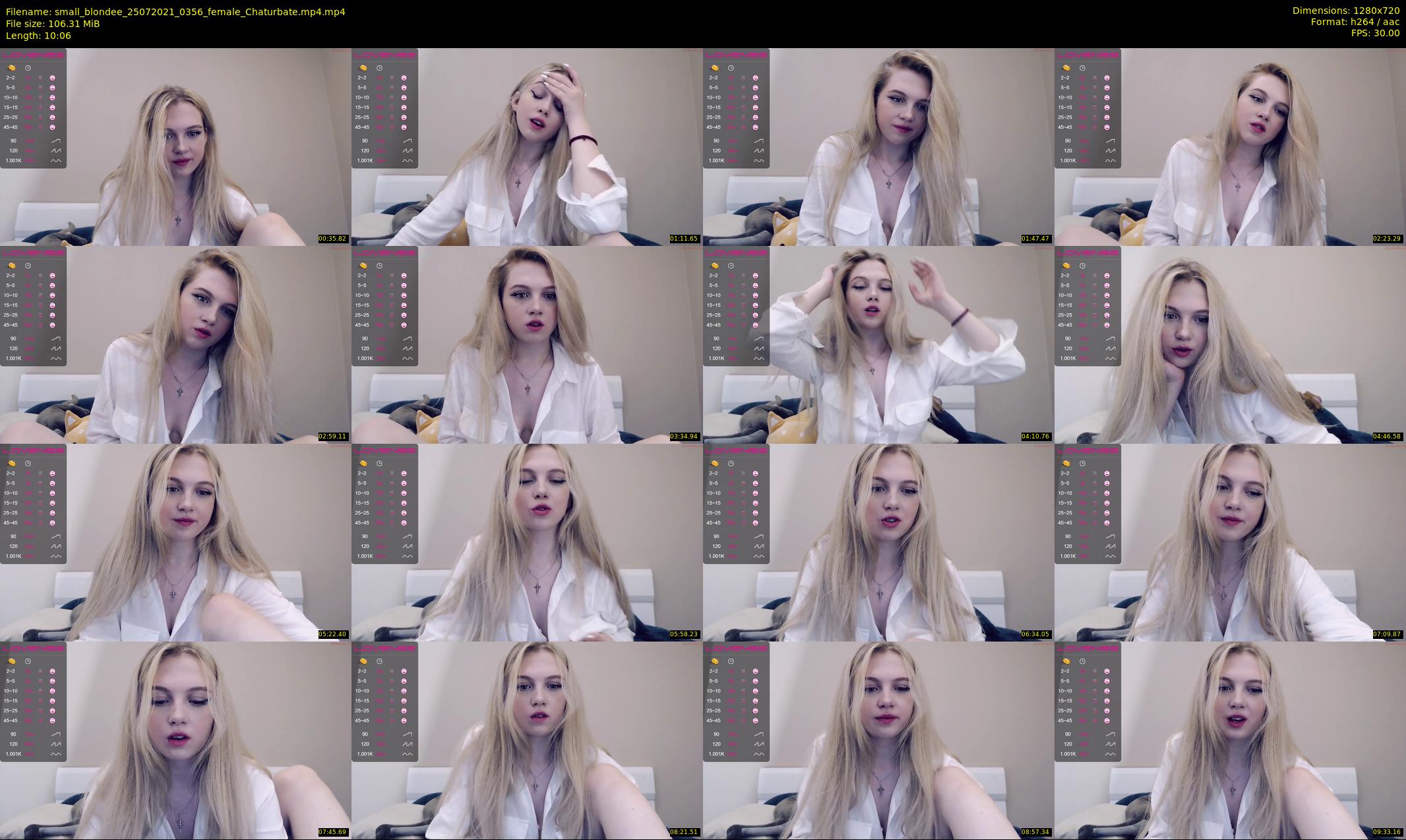small_blondee — 11 minute Chaturbate female cam show recording, 720p, Jul 25, 2021