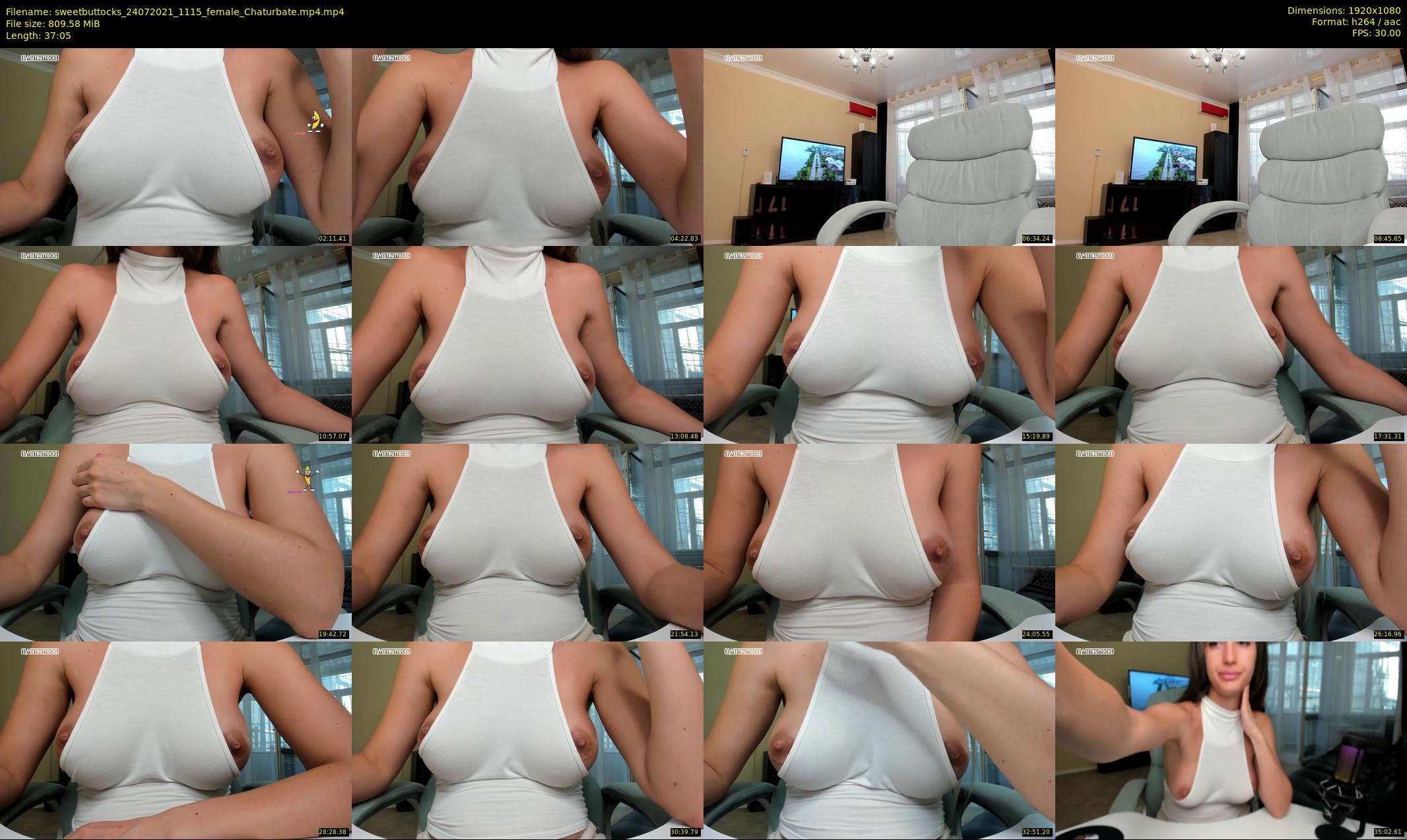 sweetbuttocks — 38 minute Chaturbate female cam show recording, 1080p, Jul 24, 2021