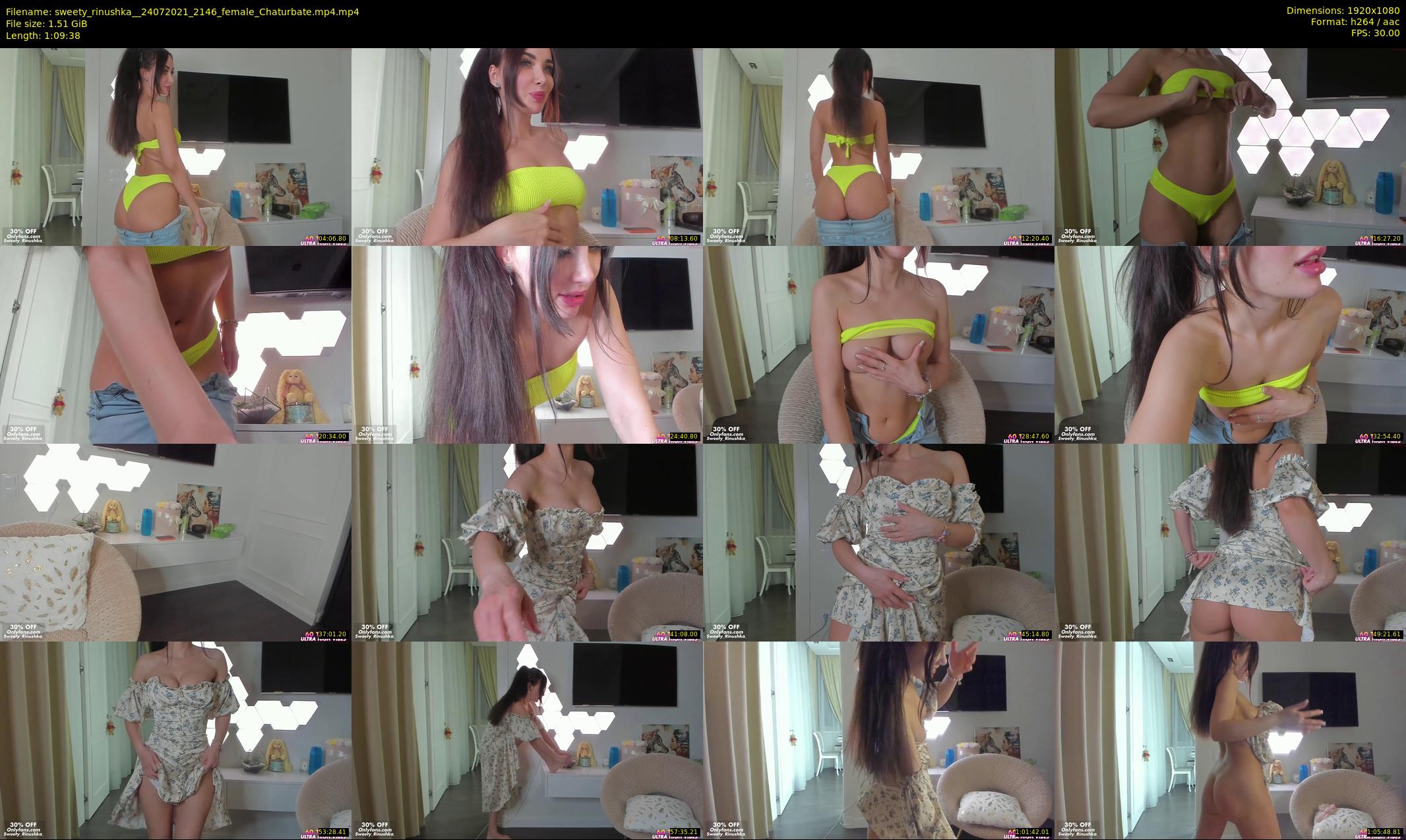 sweety_rinushka_ — 70 minute Chaturbate female cam show recording, 1080p, Jul 24, 2021