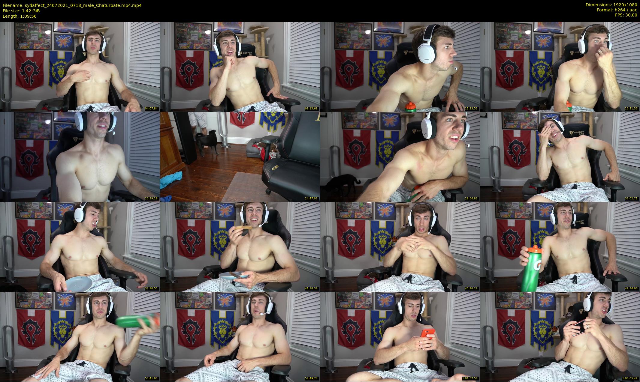 sydaffect — 70 minute Chaturbate male cam show recording, 1080p, Jul 24, 2021