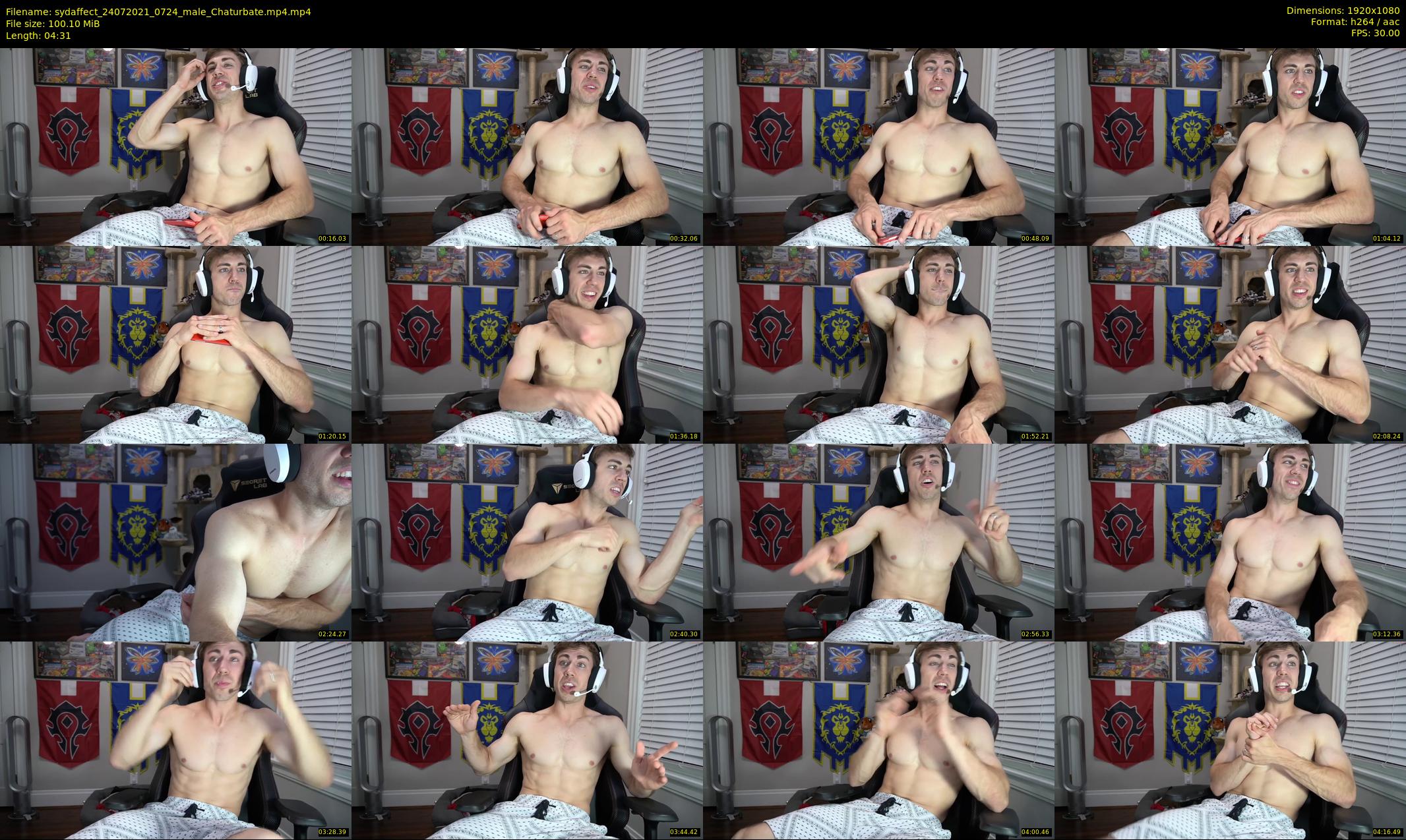 sydaffect — 5 minute Chaturbate male cam show recording, 1080p, Jul 24, 2021