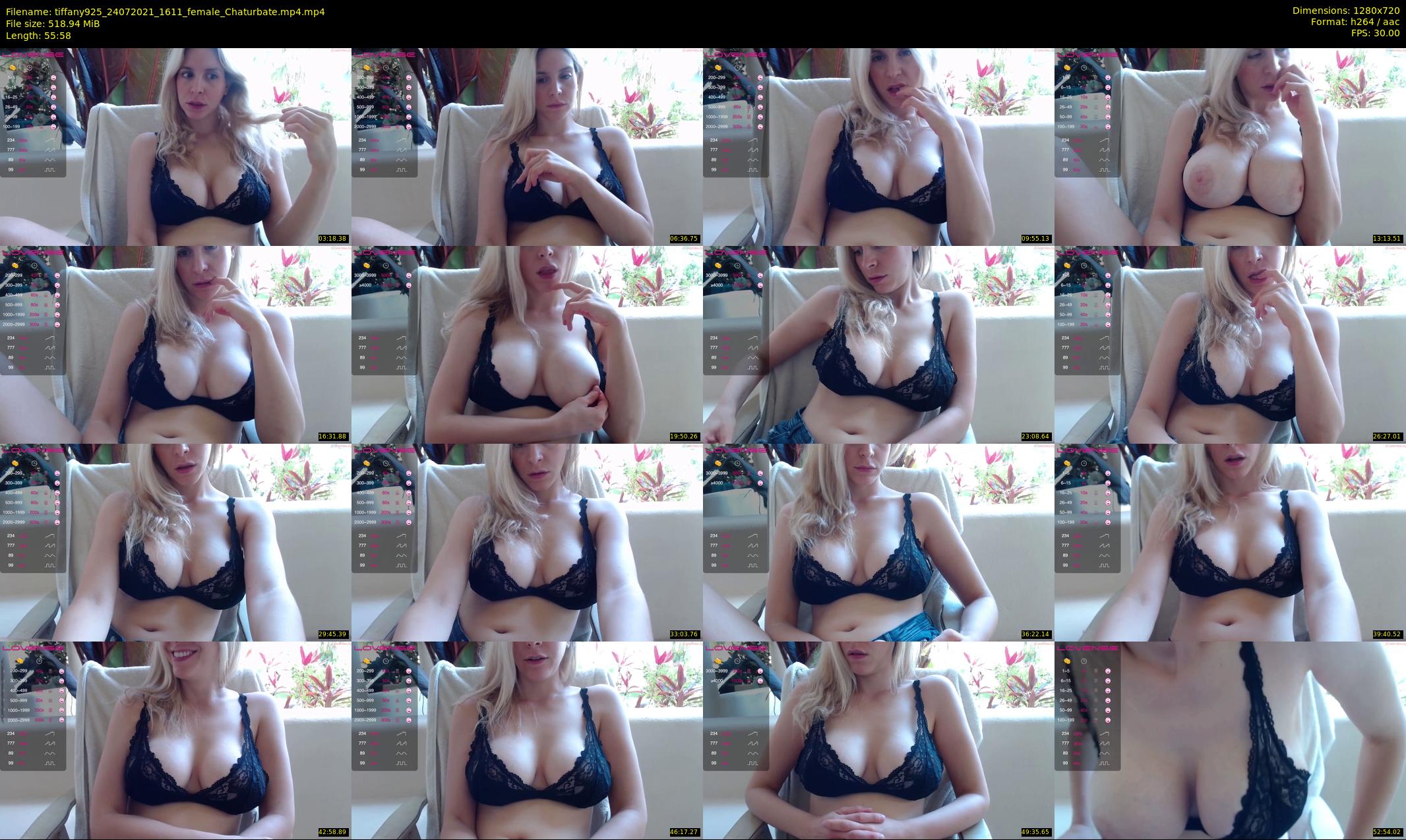 tiffany925 — 56 minute Chaturbate female cam show recording, 720p, Jul 24, 2021