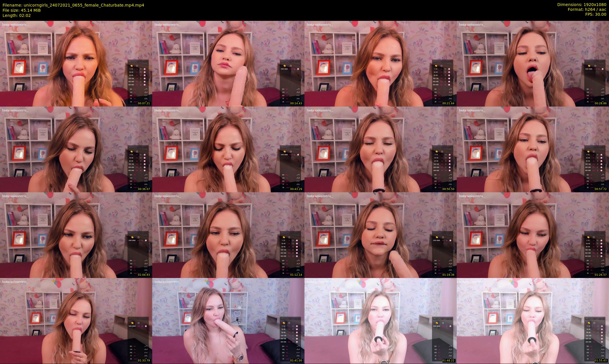 unicorngirls — 3 minute Chaturbate couple cam show recording, 1080p, Jul 24, 2021