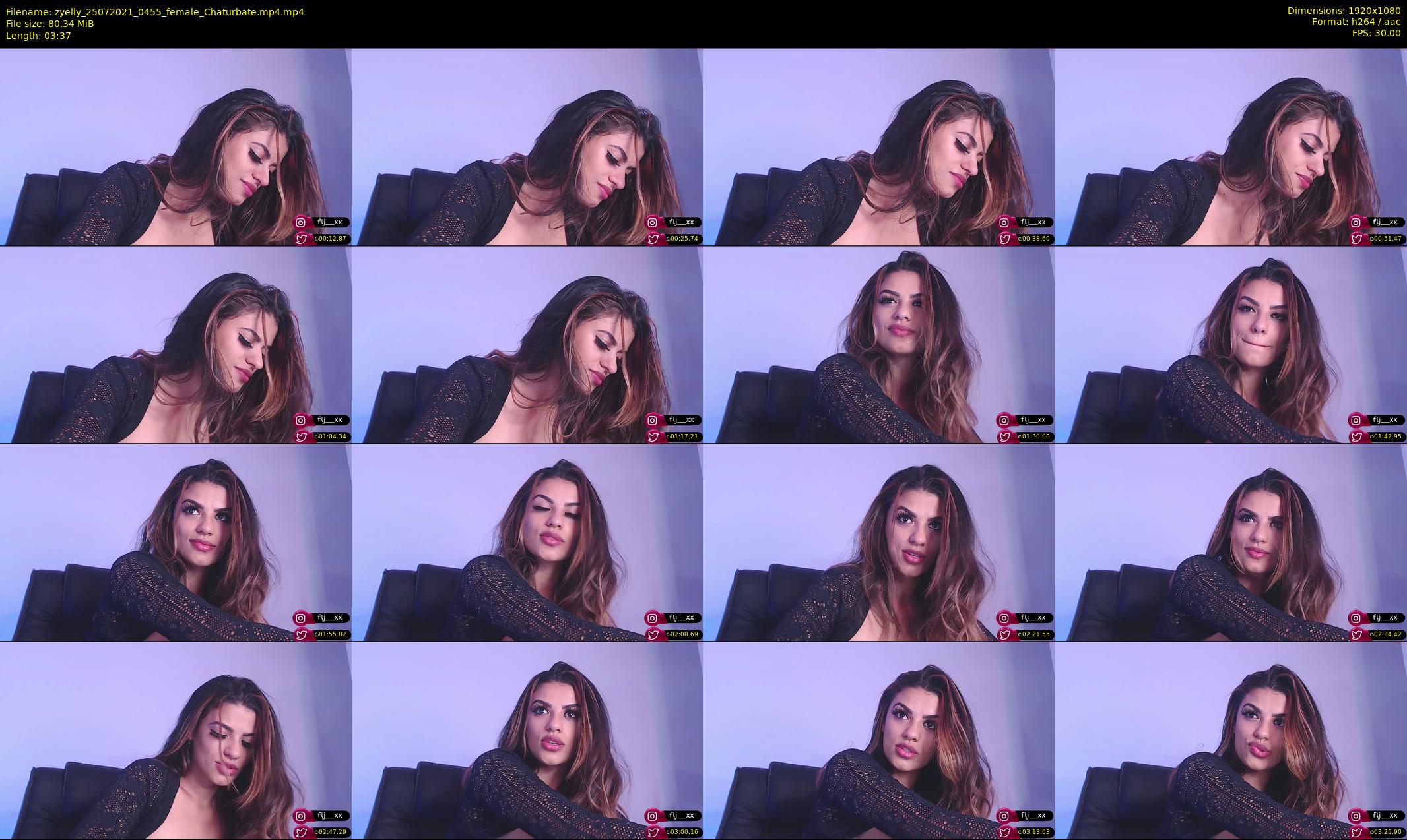 zyelly — 4 minute Chaturbate female cam show recording, 1080p, Jul 25, 2021
