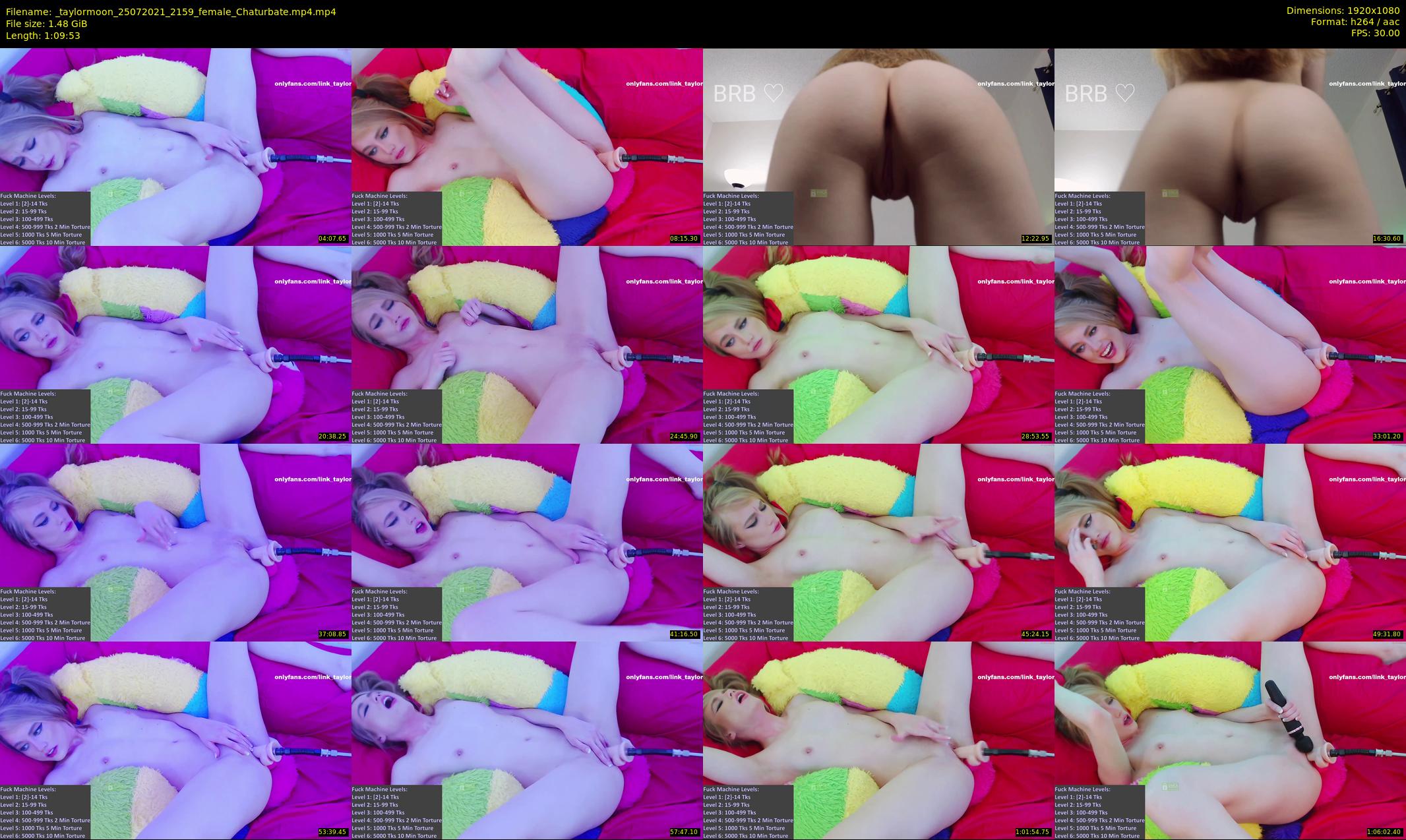 _taylormoon — 70 minute Chaturbate female cam show recording, 1080p, Jul 25, 2021