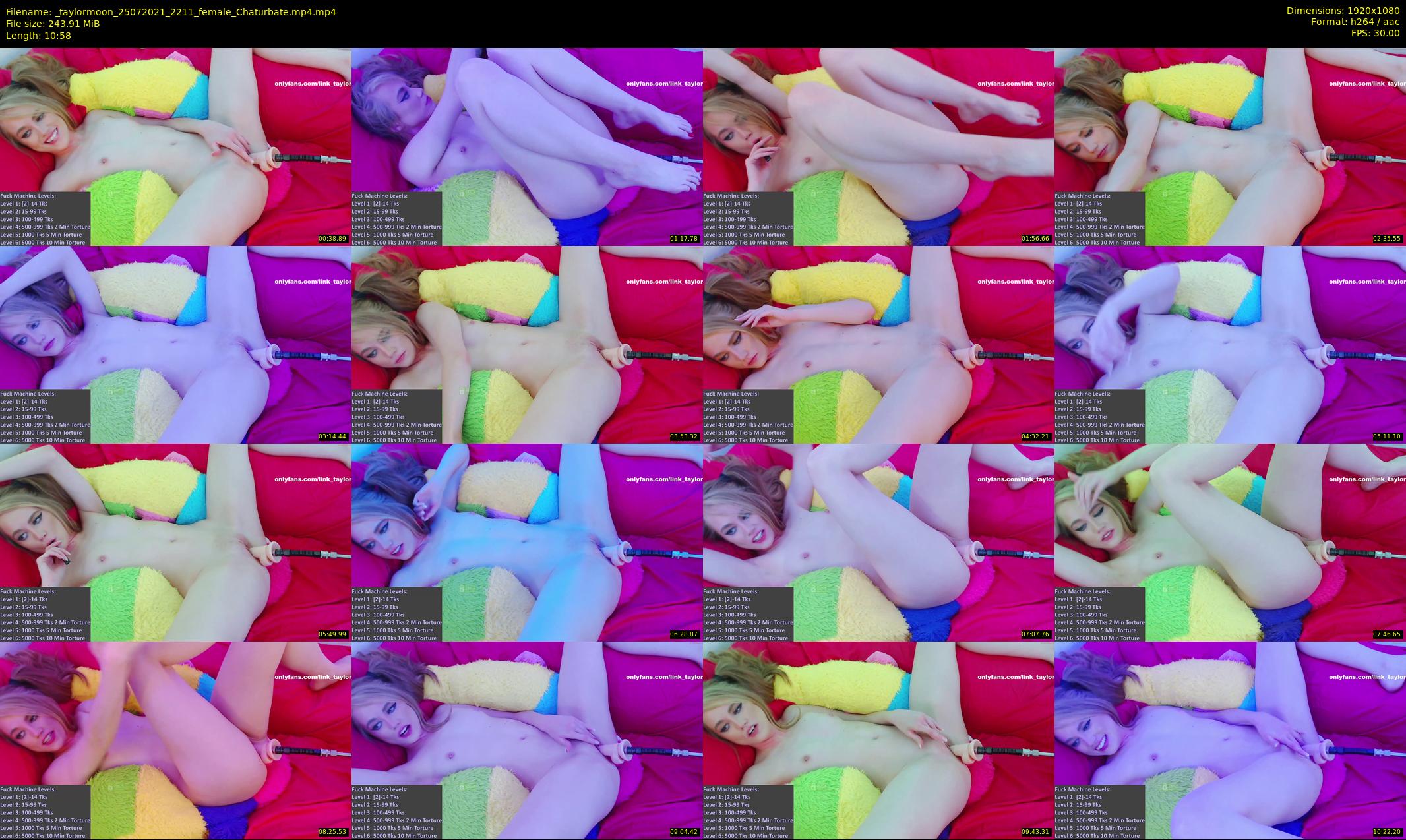 _taylormoon — 11 minute Chaturbate female cam show recording, 1080p, Jul 25, 2021