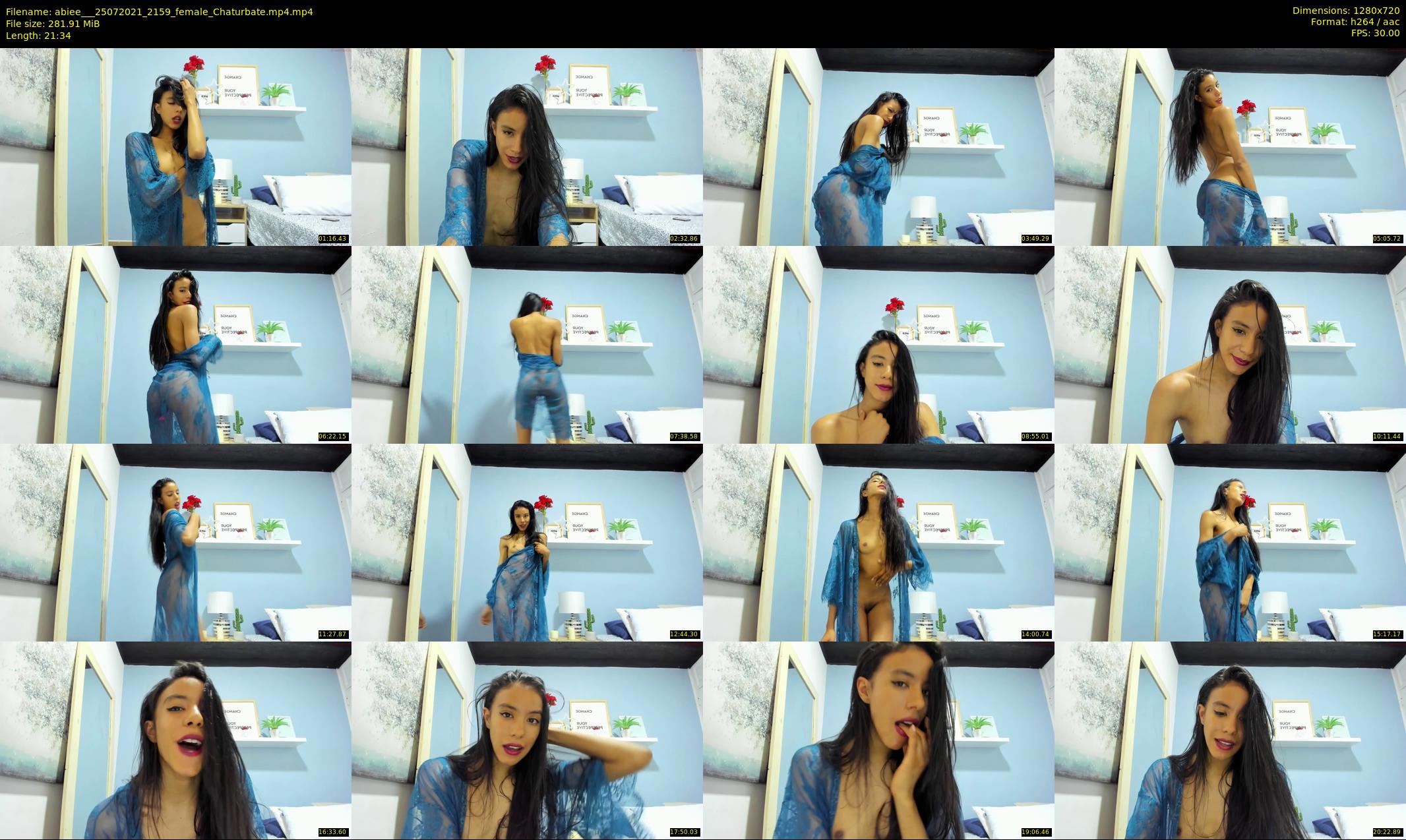 abiee__ — 22 minute Chaturbate female cam show recording, 720p, Jul 25, 2021