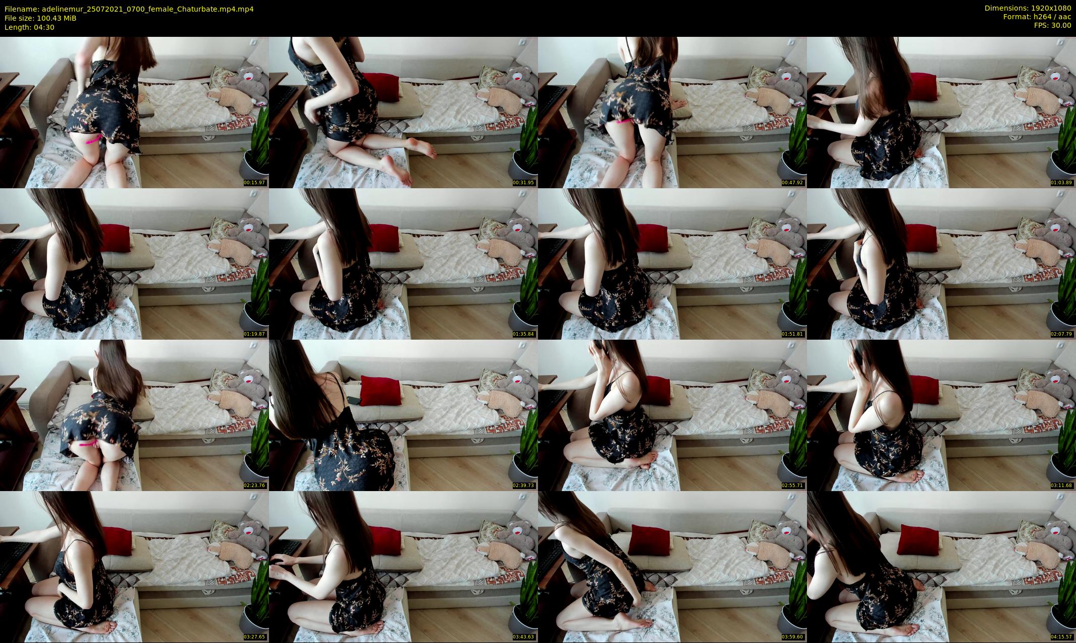 adelinemur — 5 minute Chaturbate female cam show recording, 1080p, Jul 25, 2021