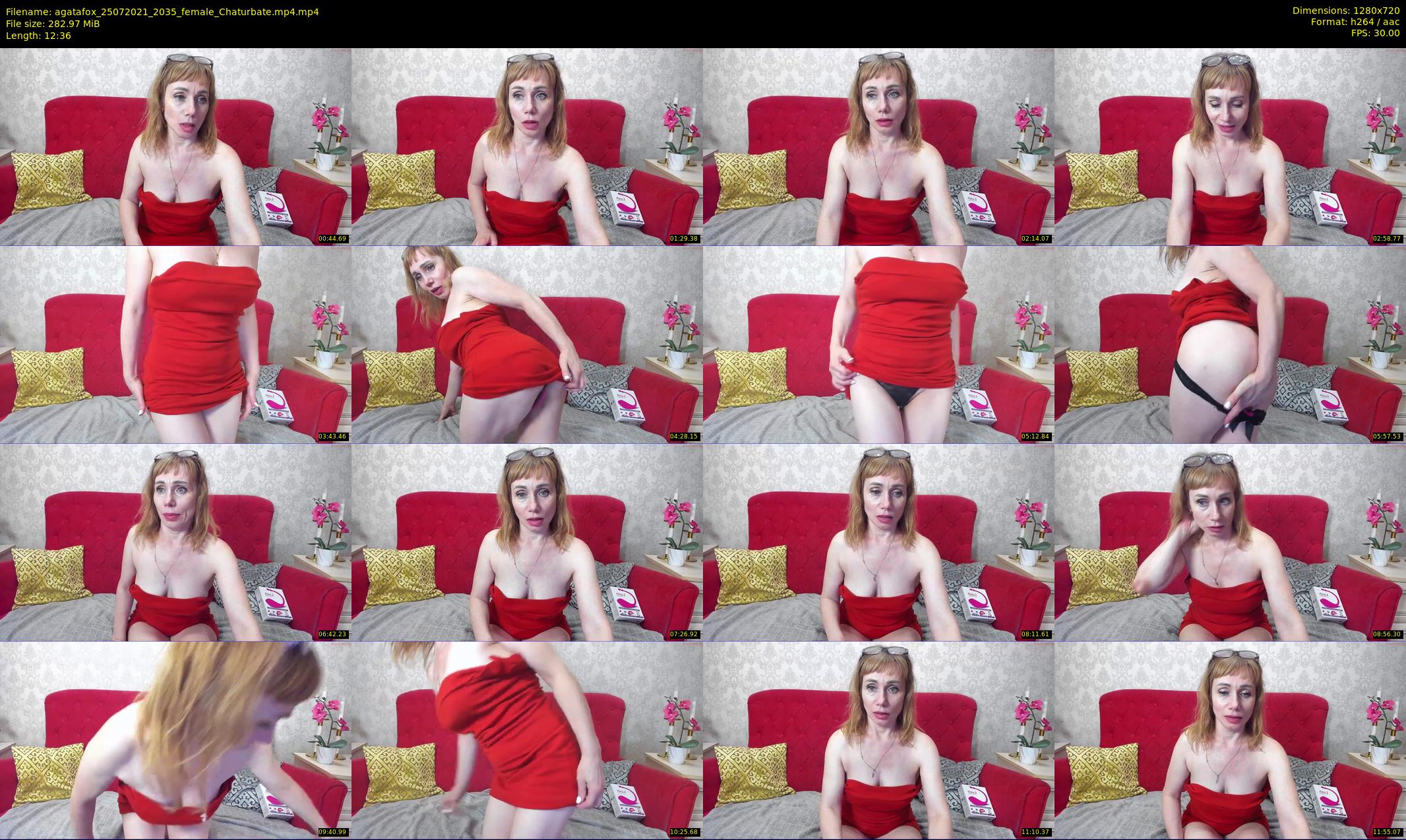 agatafox — 13 minute Chaturbate female cam show recording, 720p, Jul 25, 2021