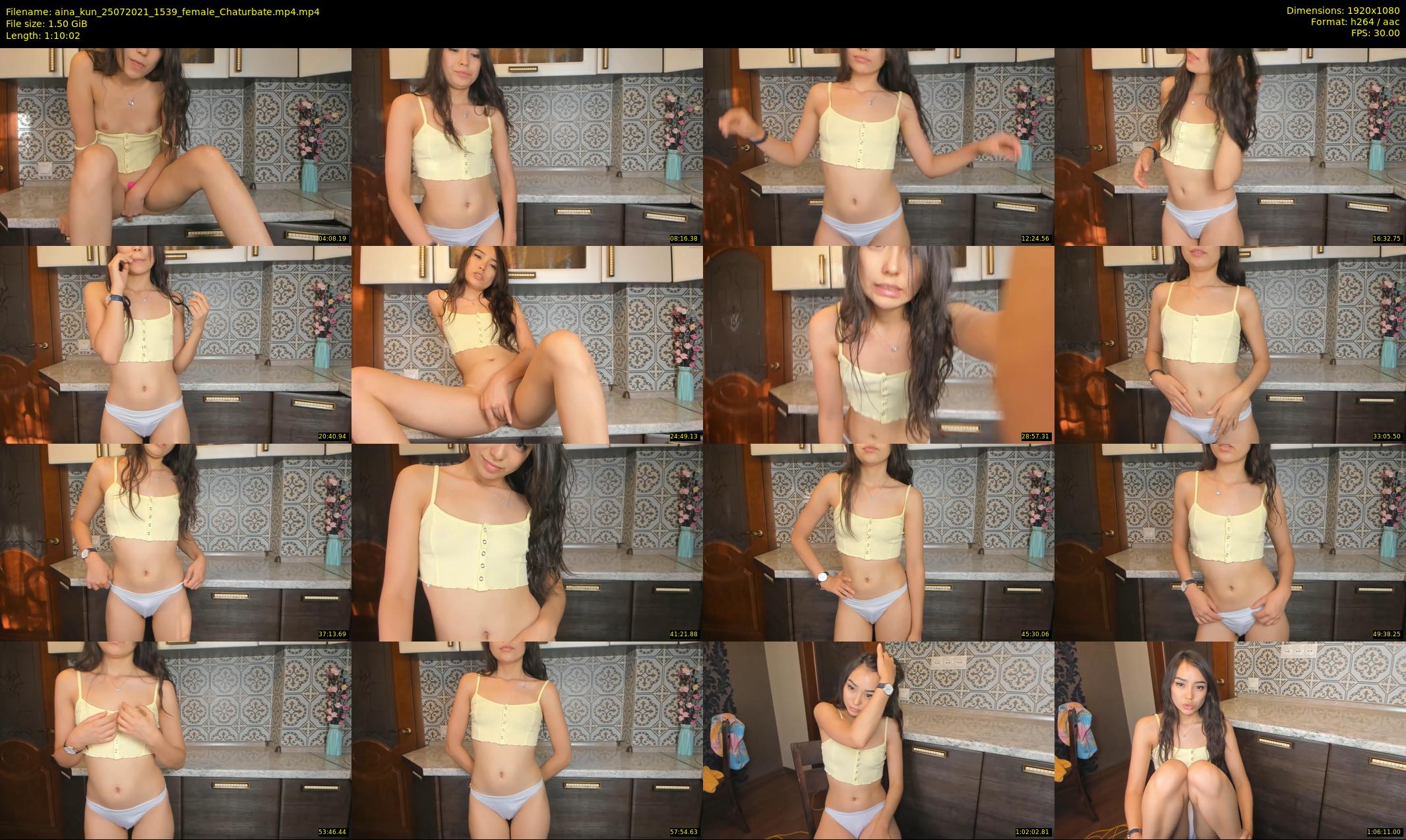 aina_kun — 71 minute Chaturbate female cam show recording, 1080p, Jul 25, 2021