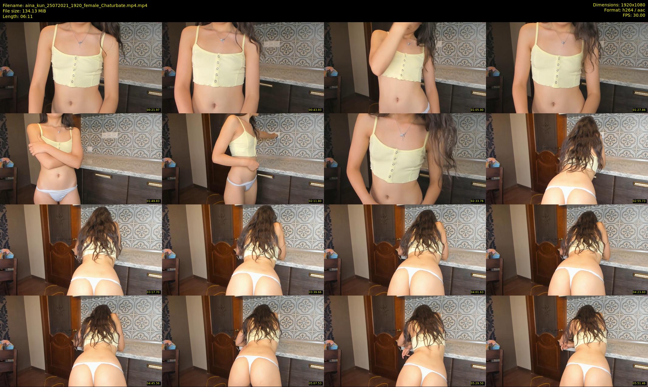 aina_kun — 7 minute Chaturbate female cam show recording, 1080p, Jul 25, 2021