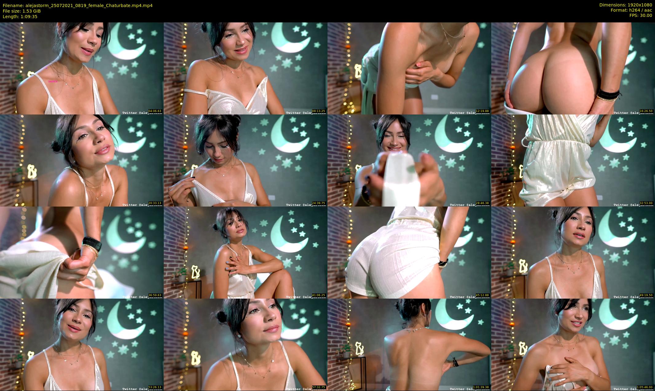 alejastorm — 70 minute Chaturbate female cam show recording, 1080p, Jul 25, 2021
