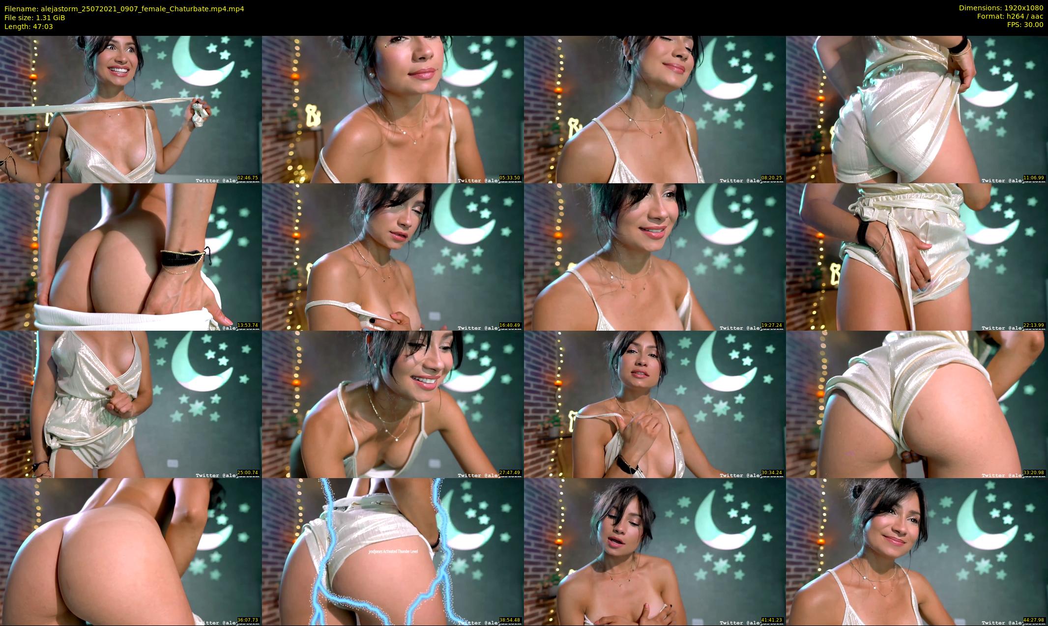 alejastorm — 48 minute Chaturbate female cam show recording, 1080p, Jul 25, 2021