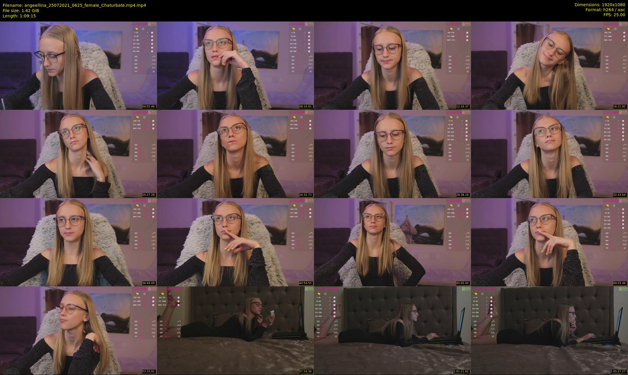 angeellina — 70 minute Chaturbate female cam show recording, 1080p, Jul 25, 2021