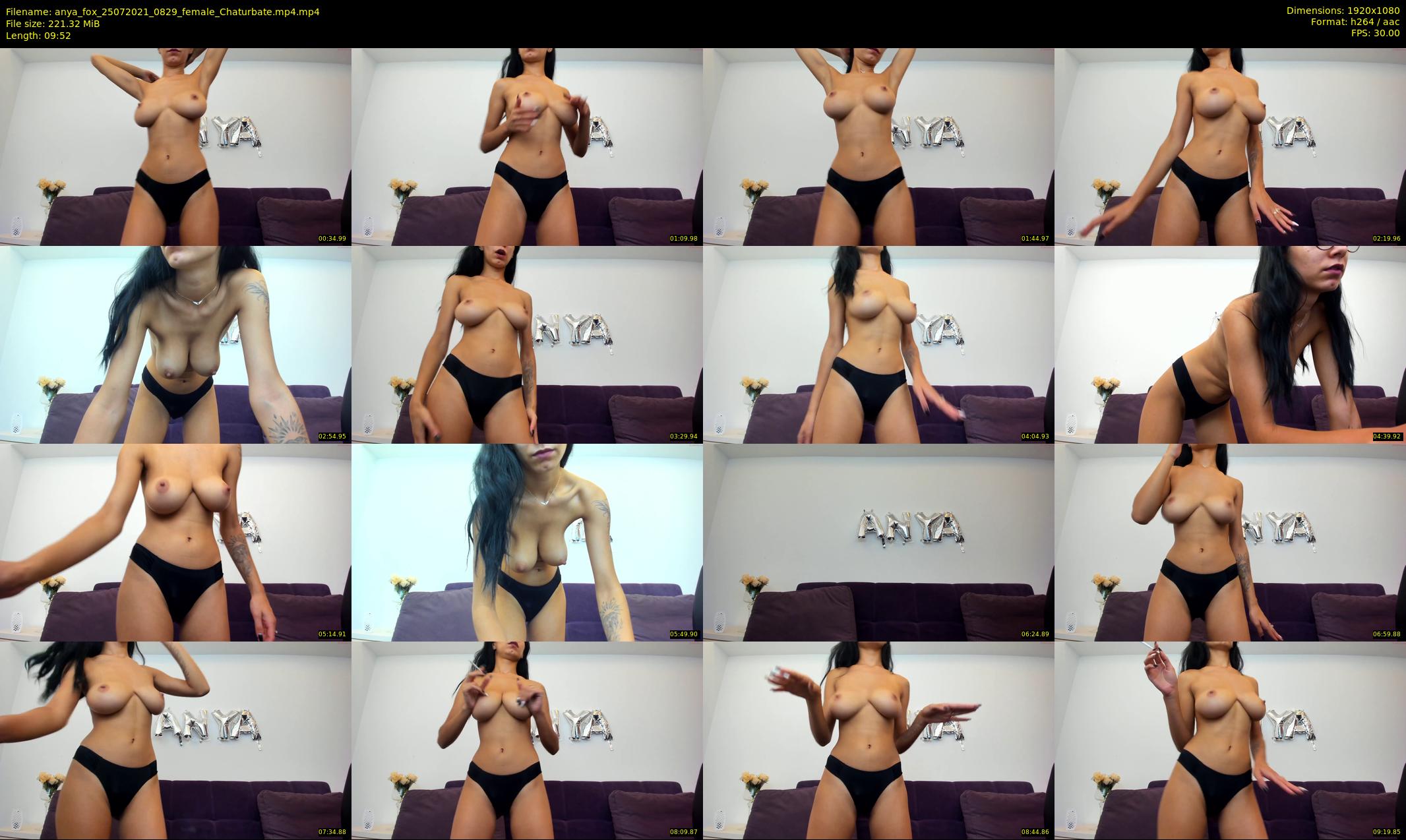 anya_fox — 10 minute Chaturbate female cam show recording, 1080p, Jul 25, 2021