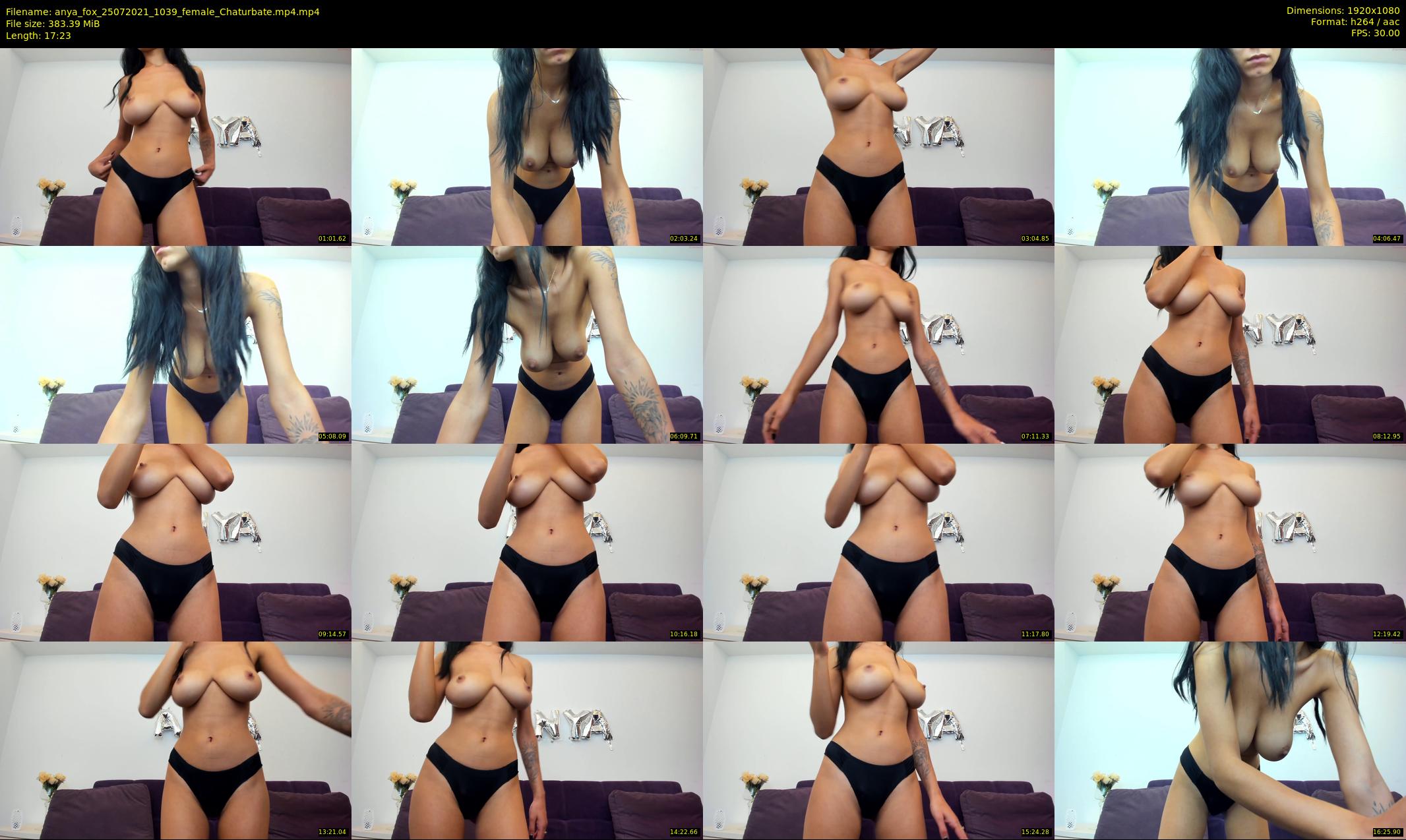 anya_fox — 18 minute Chaturbate female cam show recording, 1080p, Jul 25, 2021