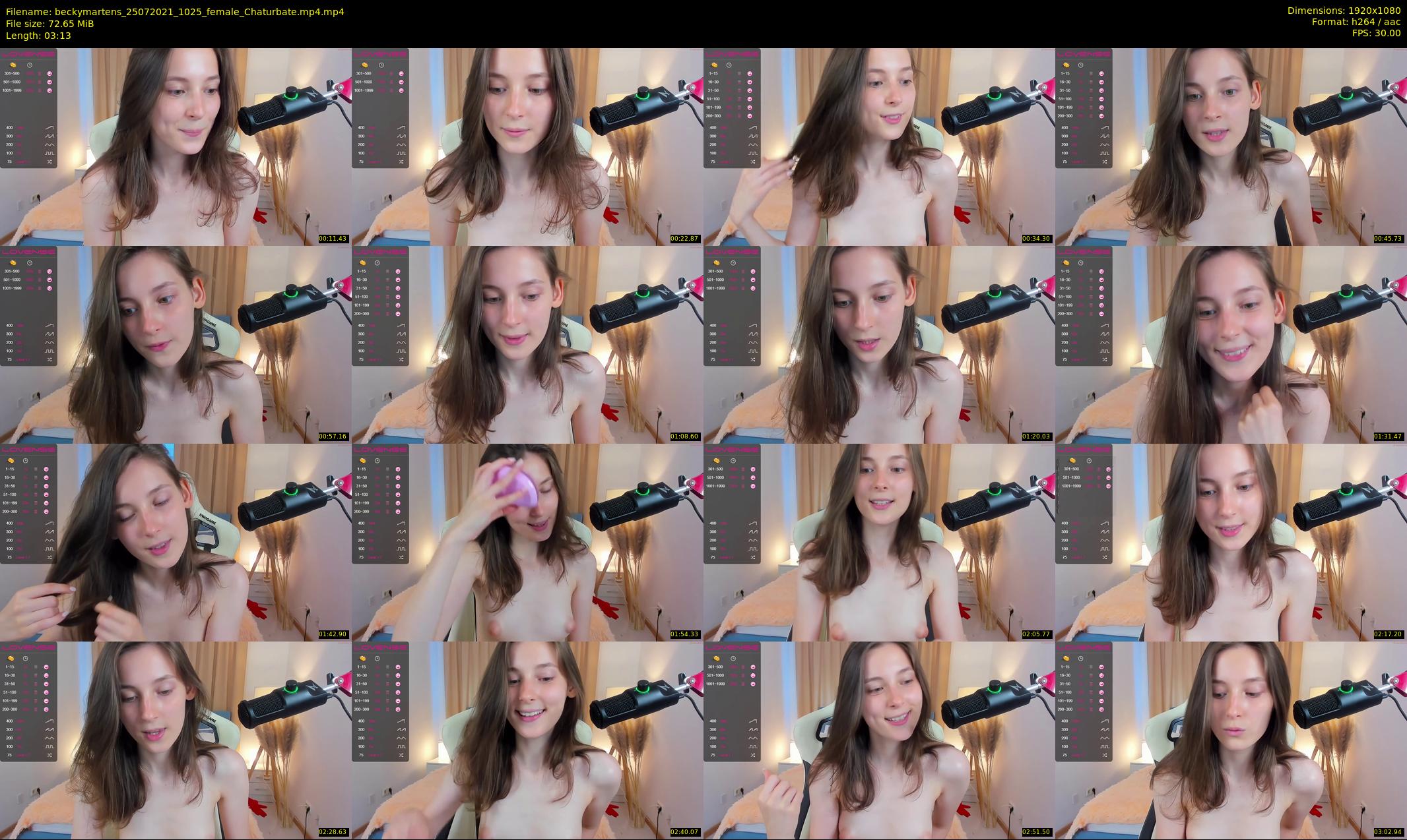 beckymartens — 4 minute Chaturbate female cam show recording, 1080p, Jul 25, 2021