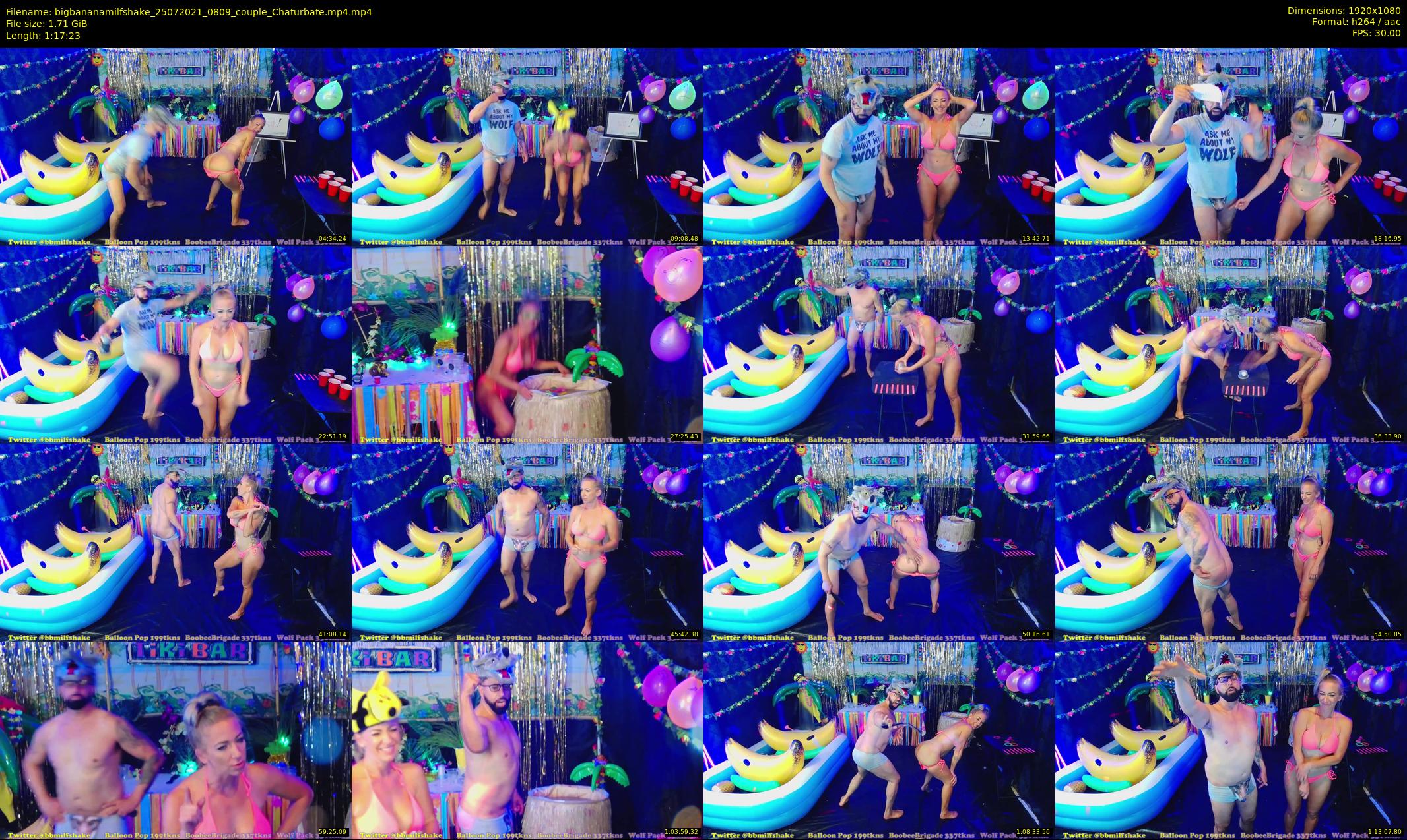 bigbananamilfshake — 78 minute Chaturbate couple cam show recording, 1080p, Jul 25, 2021