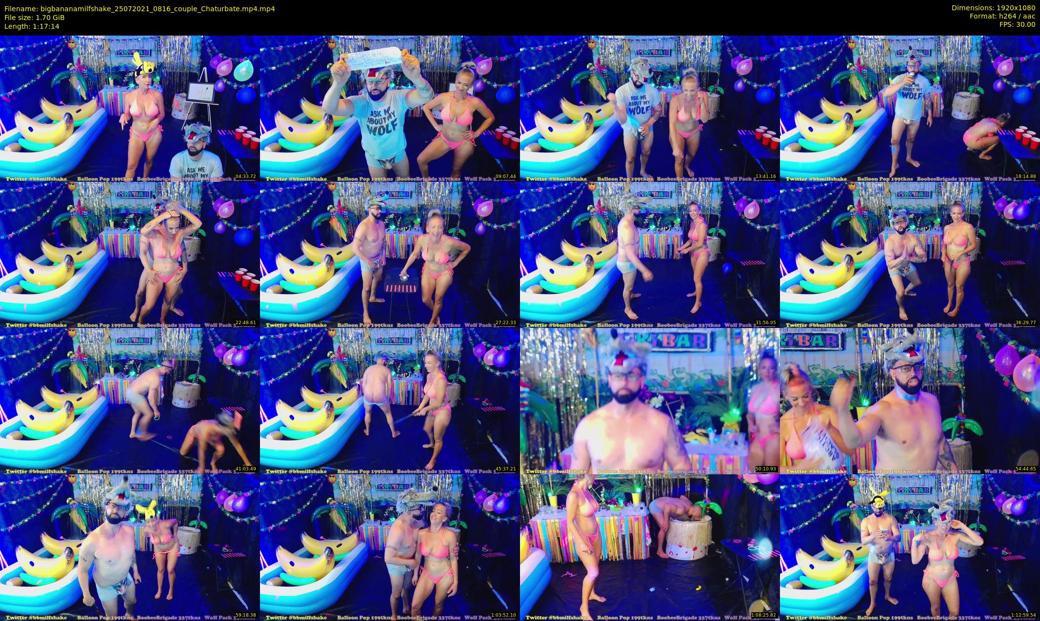 bigbananamilfshake — 78 minute Chaturbate couple cam show recording, 1080p, Jul 25, 2021