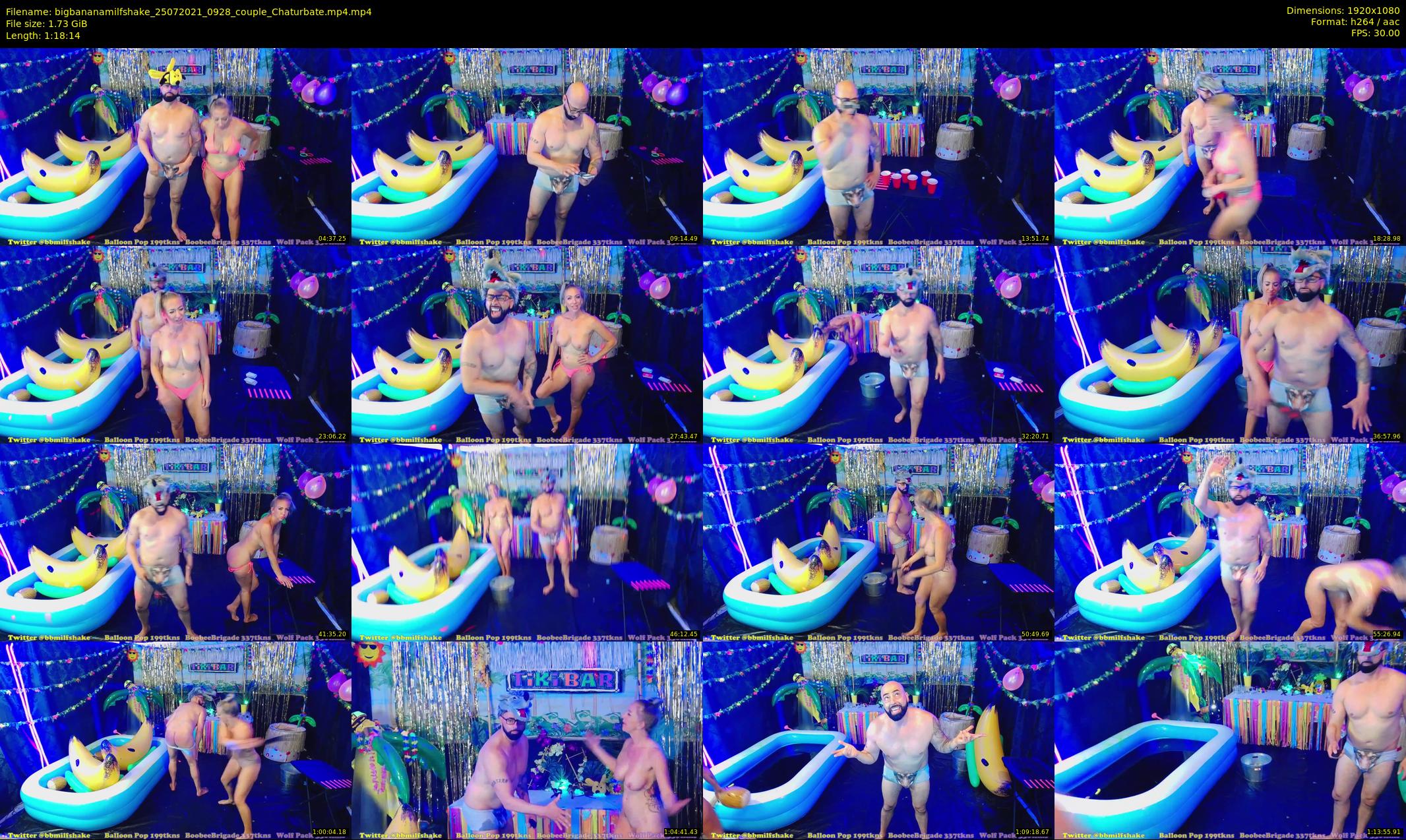 bigbananamilfshake — 79 minute Chaturbate couple cam show recording, 1080p, Jul 25, 2021
