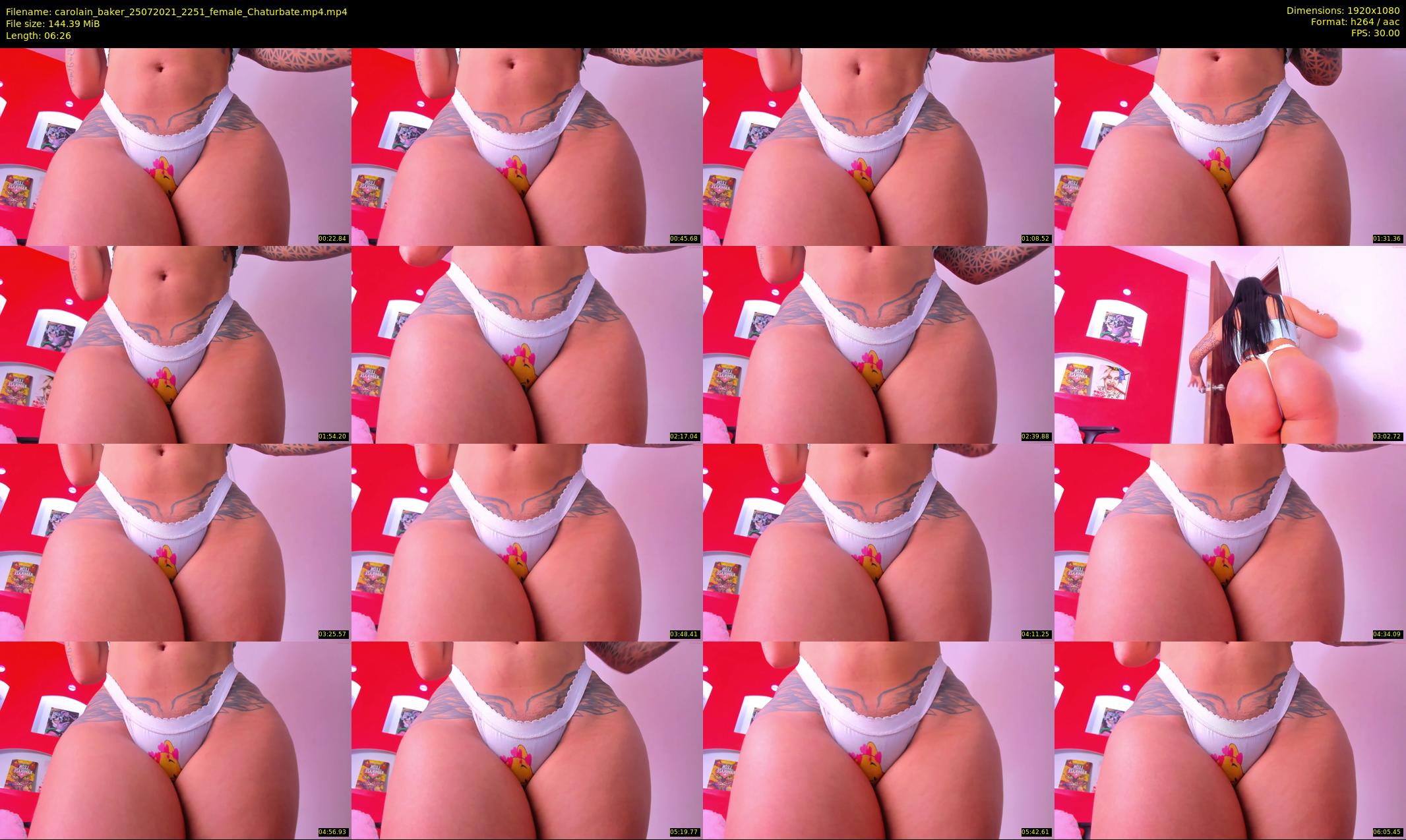 carolain_baker — 7 minute Chaturbate female cam show recording, 1080p, Jul 25, 2021