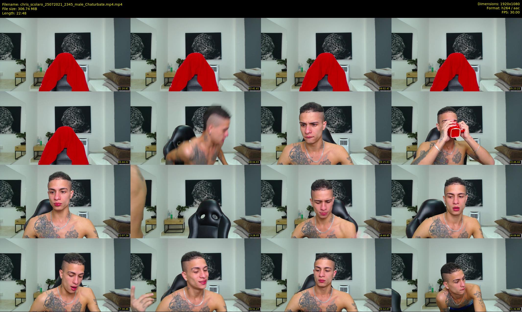 chris_scolaro — 23 minute Chaturbate male cam show recording, 1080p, Jul 25, 2021