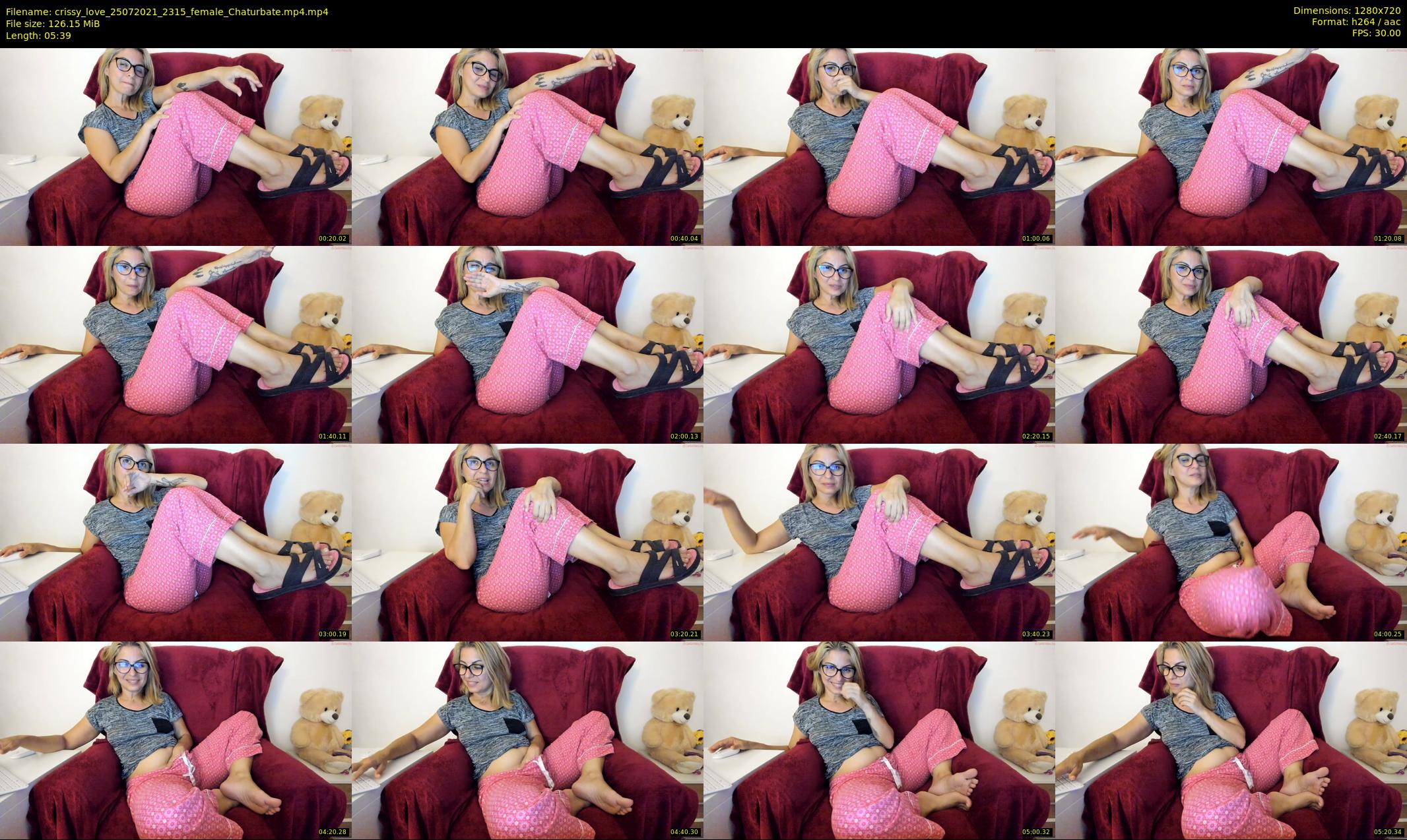 crissy_love — 6 minute Chaturbate female cam show recording, 720p, Jul 25, 2021