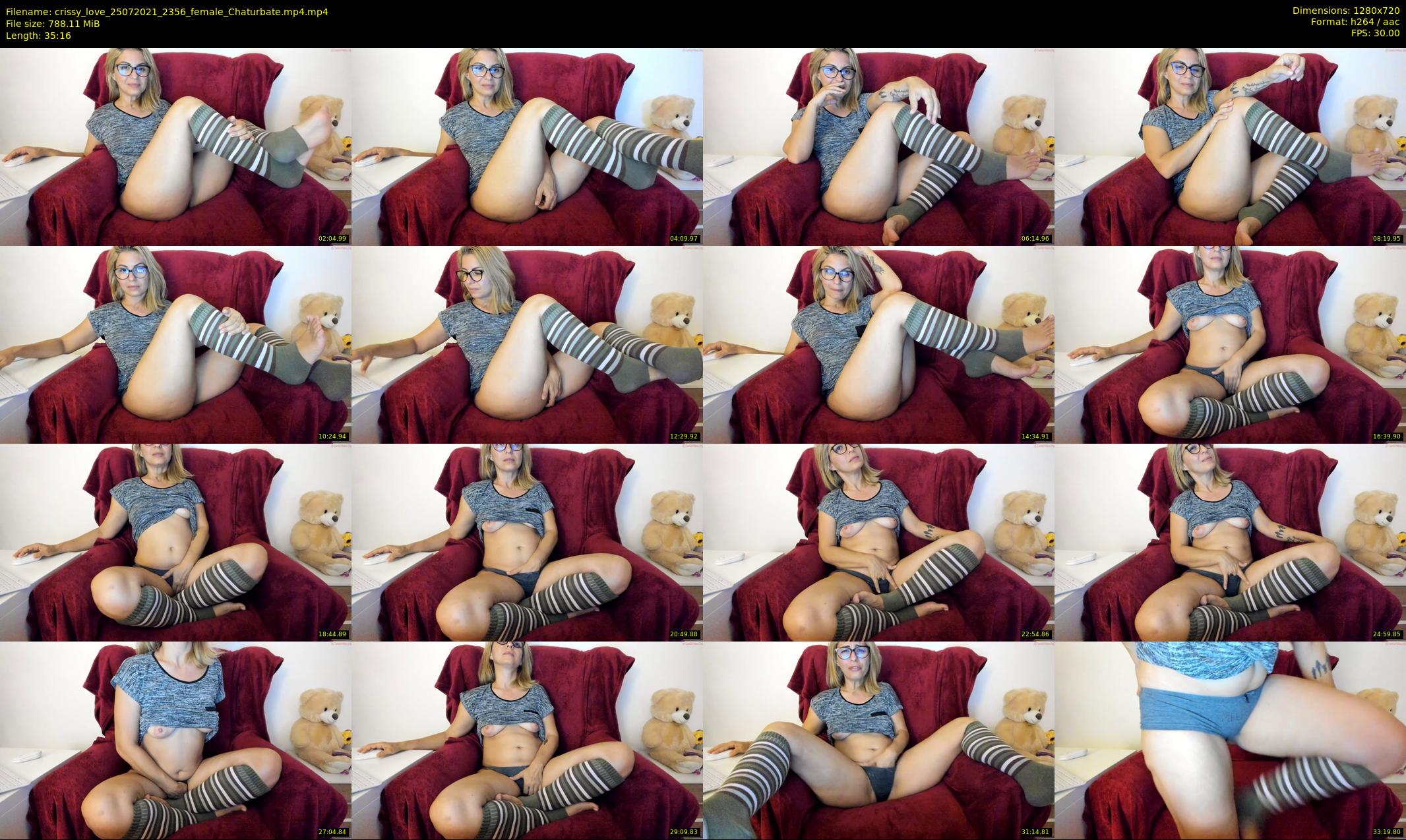 crissy_love — 36 minute Chaturbate female cam show recording, 720p, Jul 25, 2021