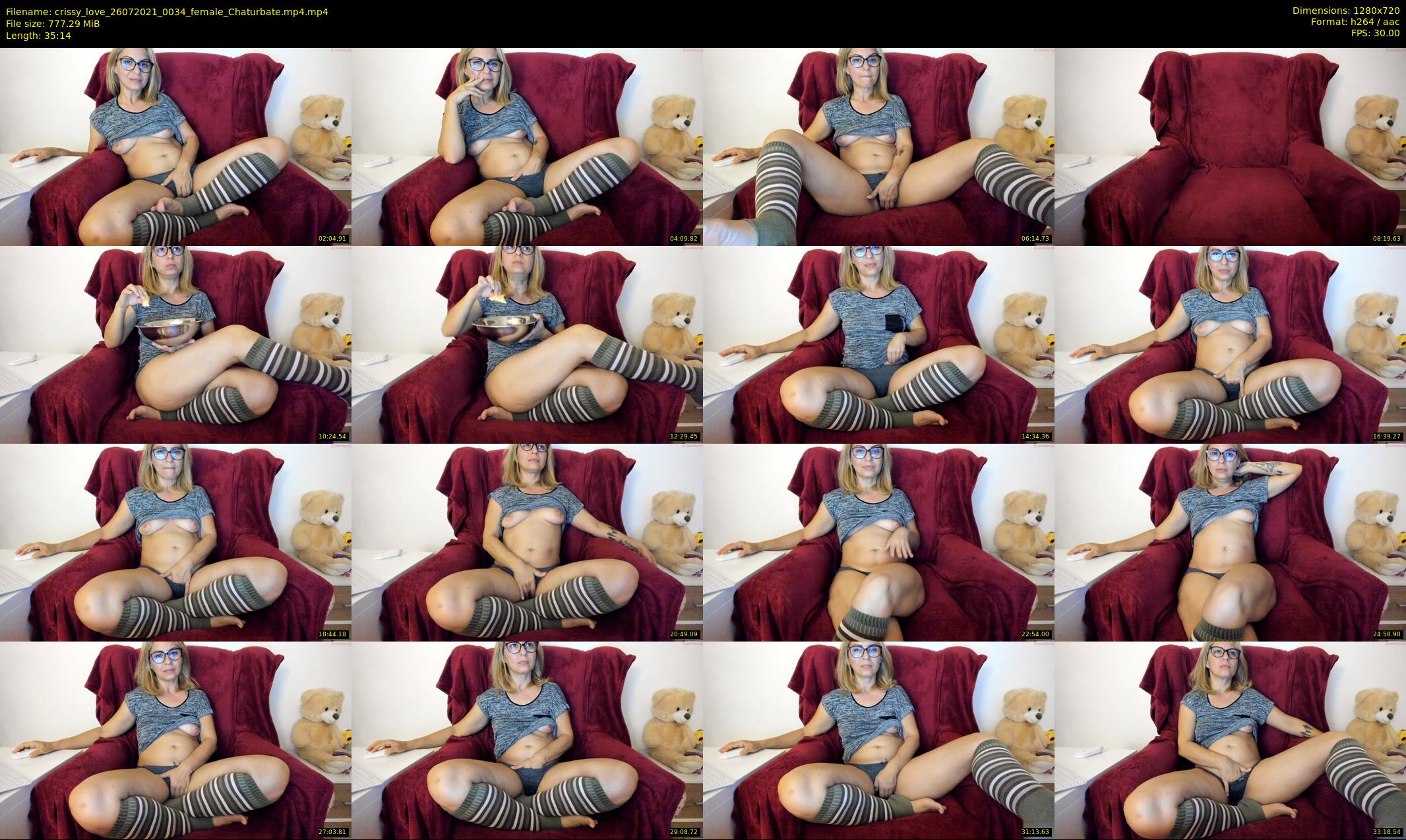 crissy_love — 36 minute Chaturbate female cam show recording, 720p, Jul 26, 2021