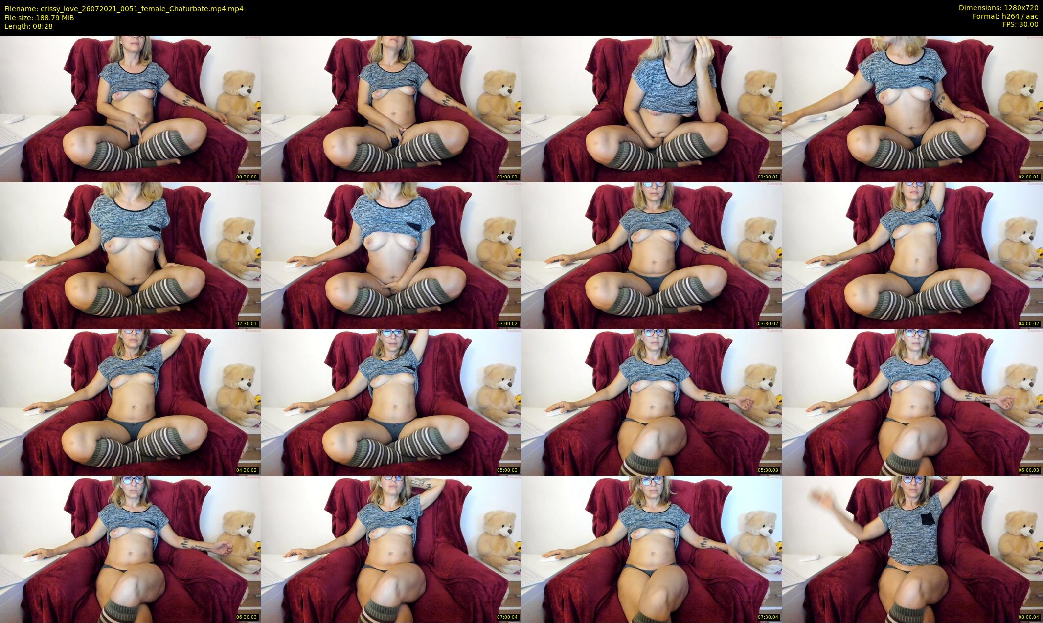 crissy_love — 9 minute Chaturbate female cam show recording, 720p, Jul 26, 2021