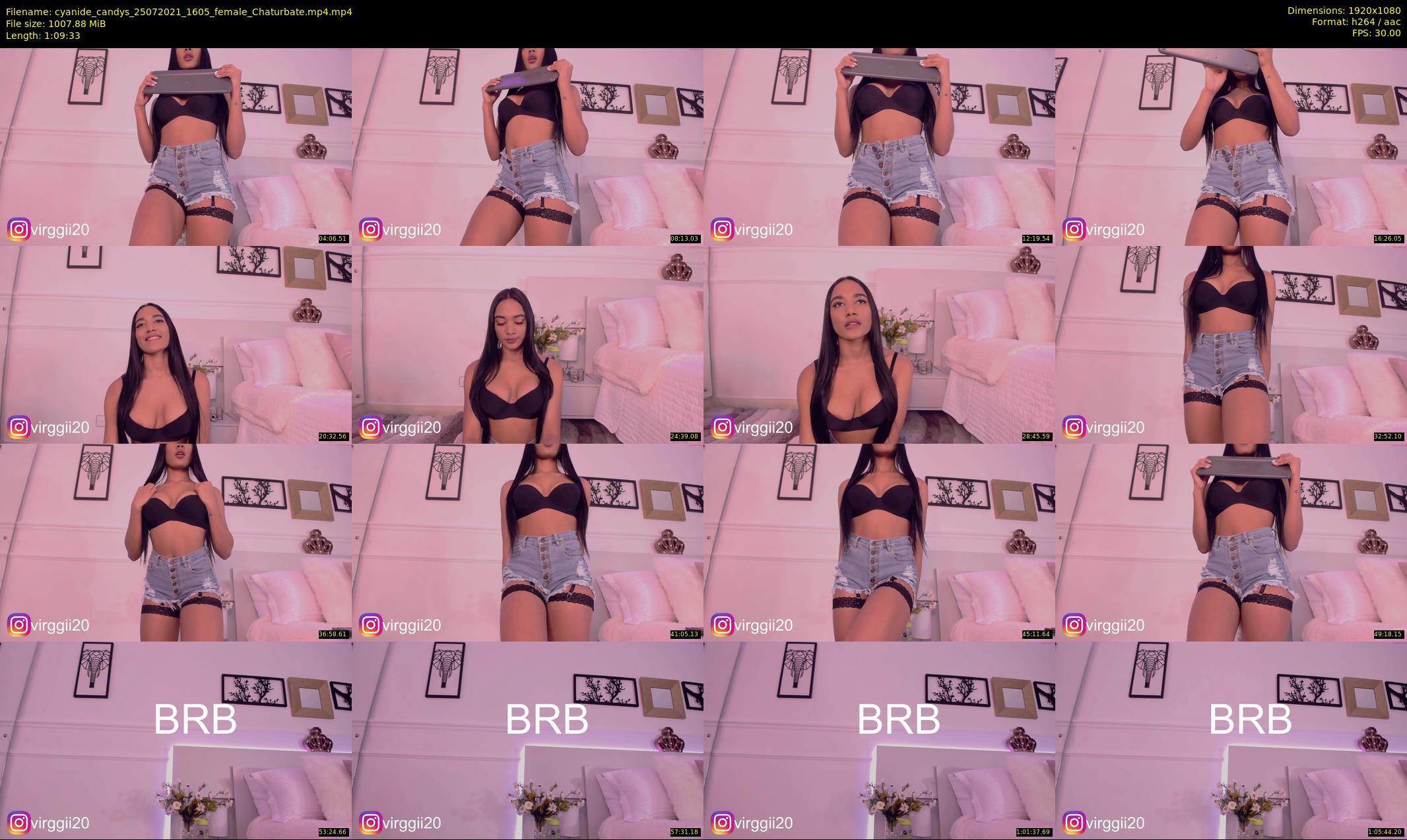 cyanide_candys — 70 minute Chaturbate female cam show recording, 1080p, Jul 25, 2021