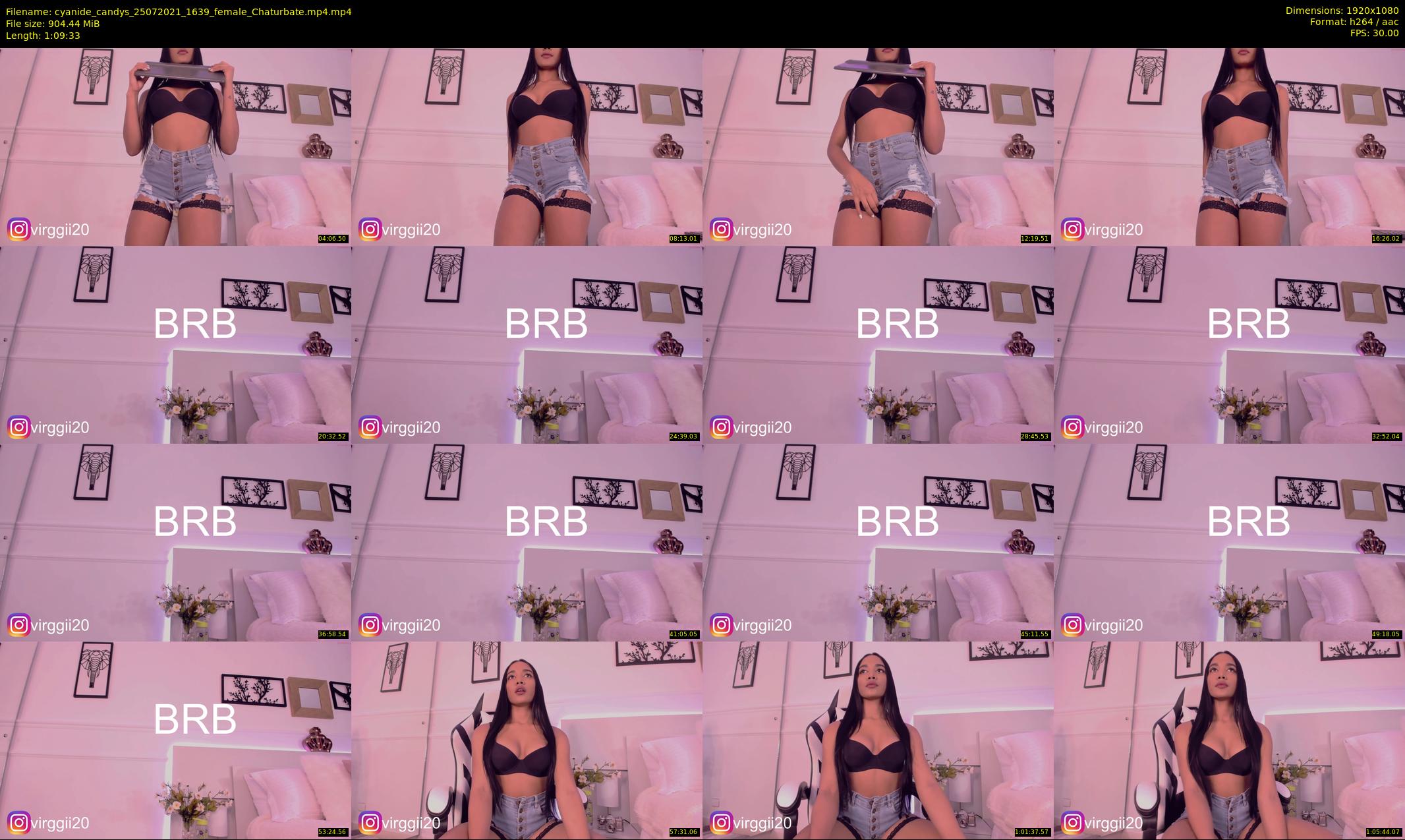 cyanide_candys — 70 minute Chaturbate female cam show recording, 1080p, Jul 25, 2021