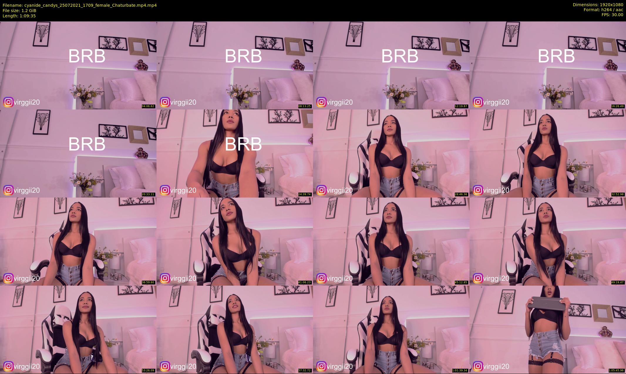 cyanide_candys — 70 minute Chaturbate female cam show recording, 1080p, Jul 25, 2021