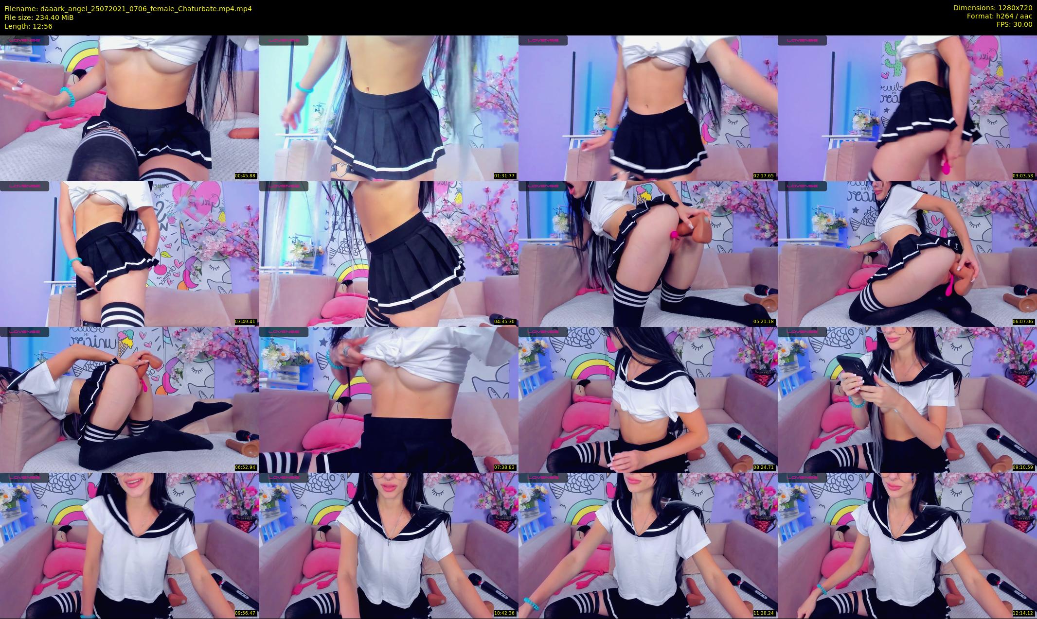 daaark_angel — 13 minute Chaturbate female cam show recording, 720p, Jul 25, 2021