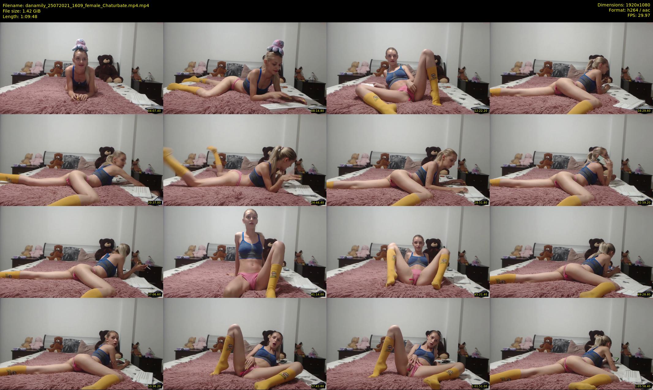 danamily — 70 minute Chaturbate female cam show recording, 1080p, Jul 25, 2021