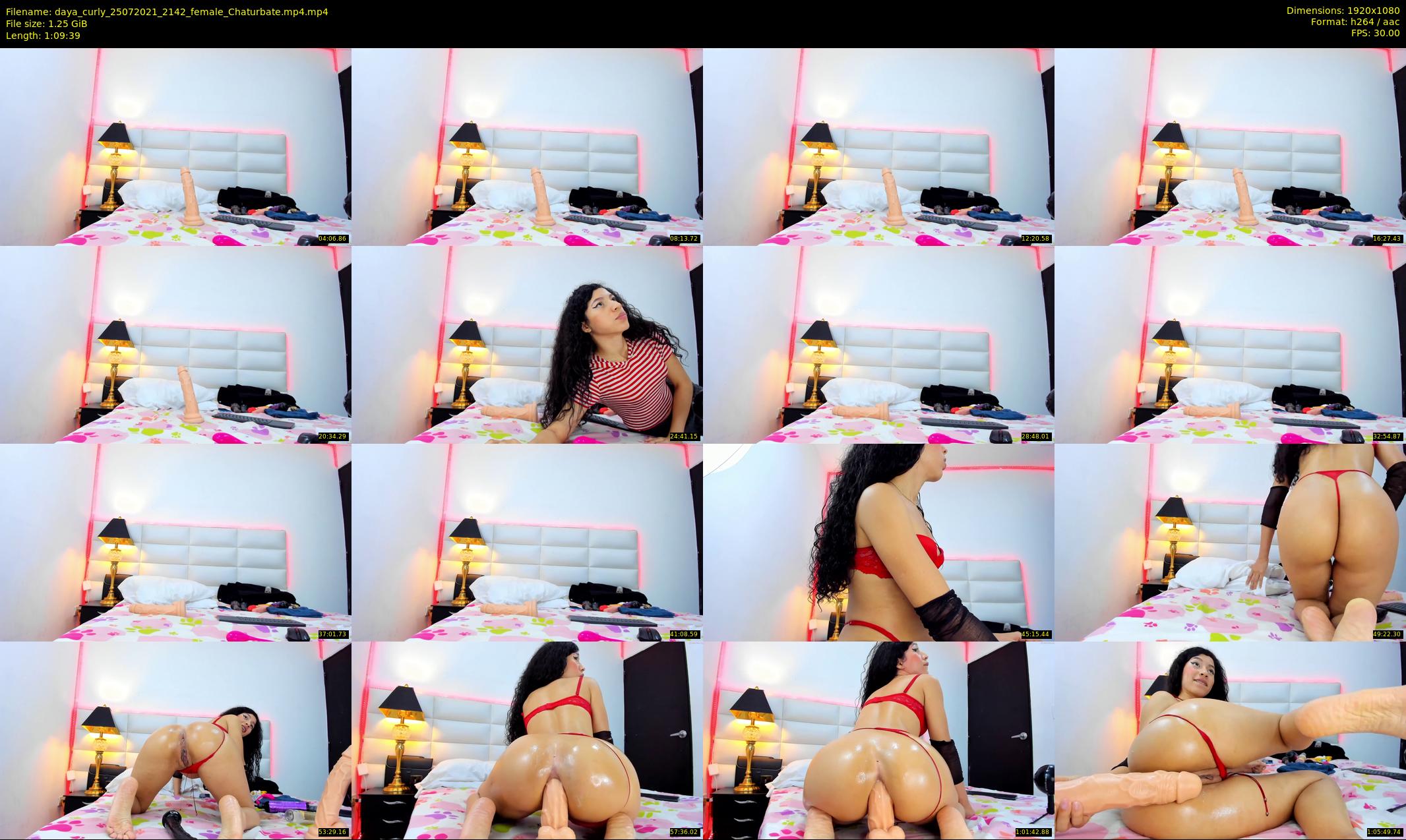 daya_curly — 70 minute Chaturbate female cam show recording, 1080p, Jul 25, 2021